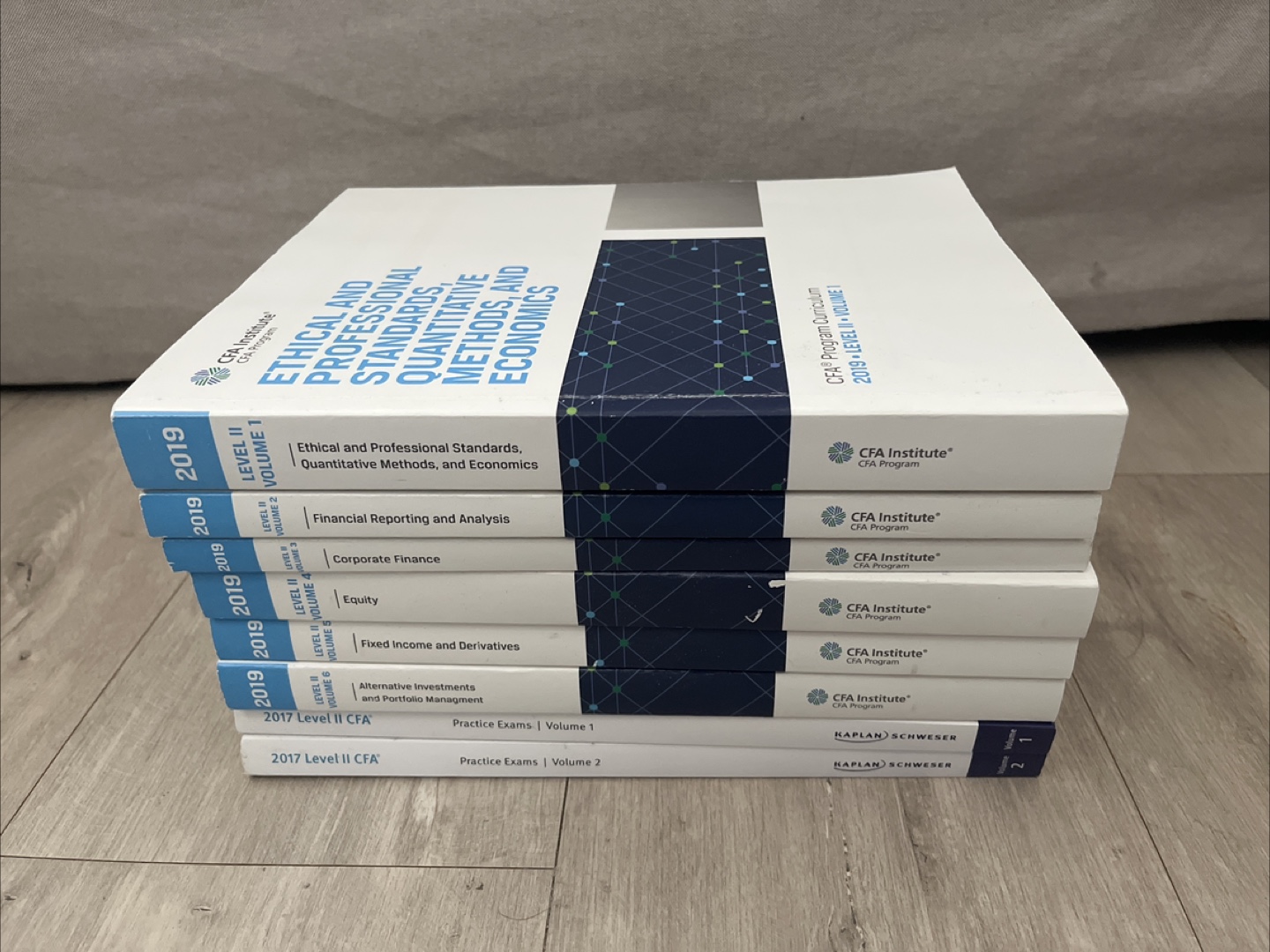 CFA Level 2 Books and practice exams
