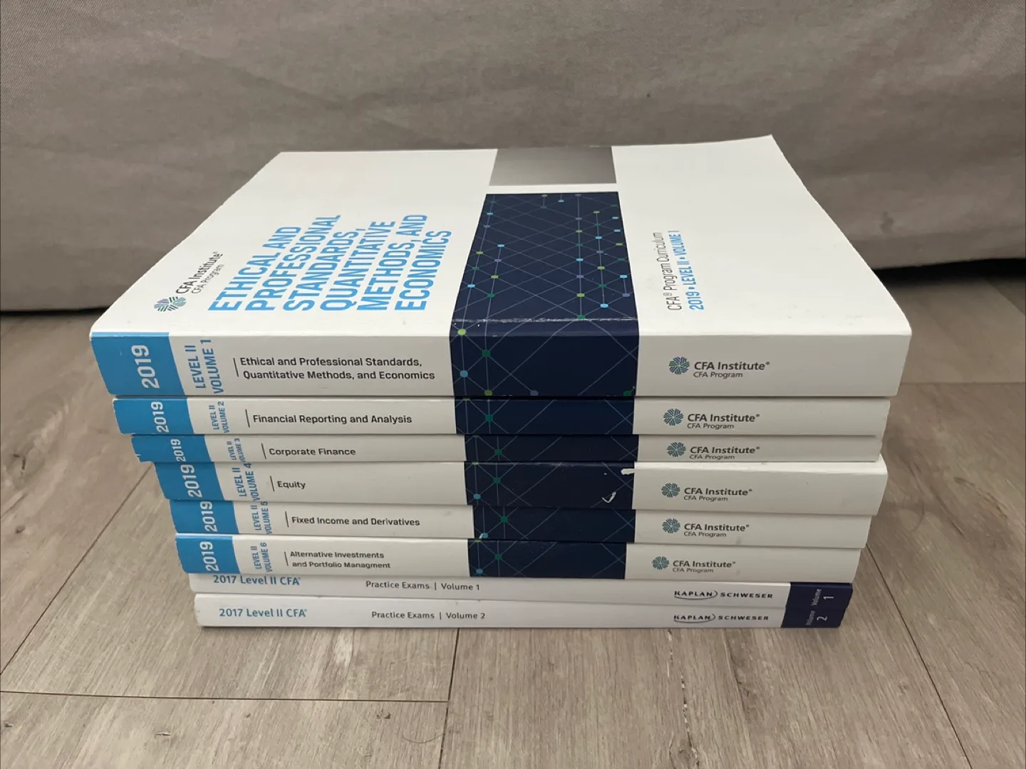 CFA Level 2 Books and practice exams