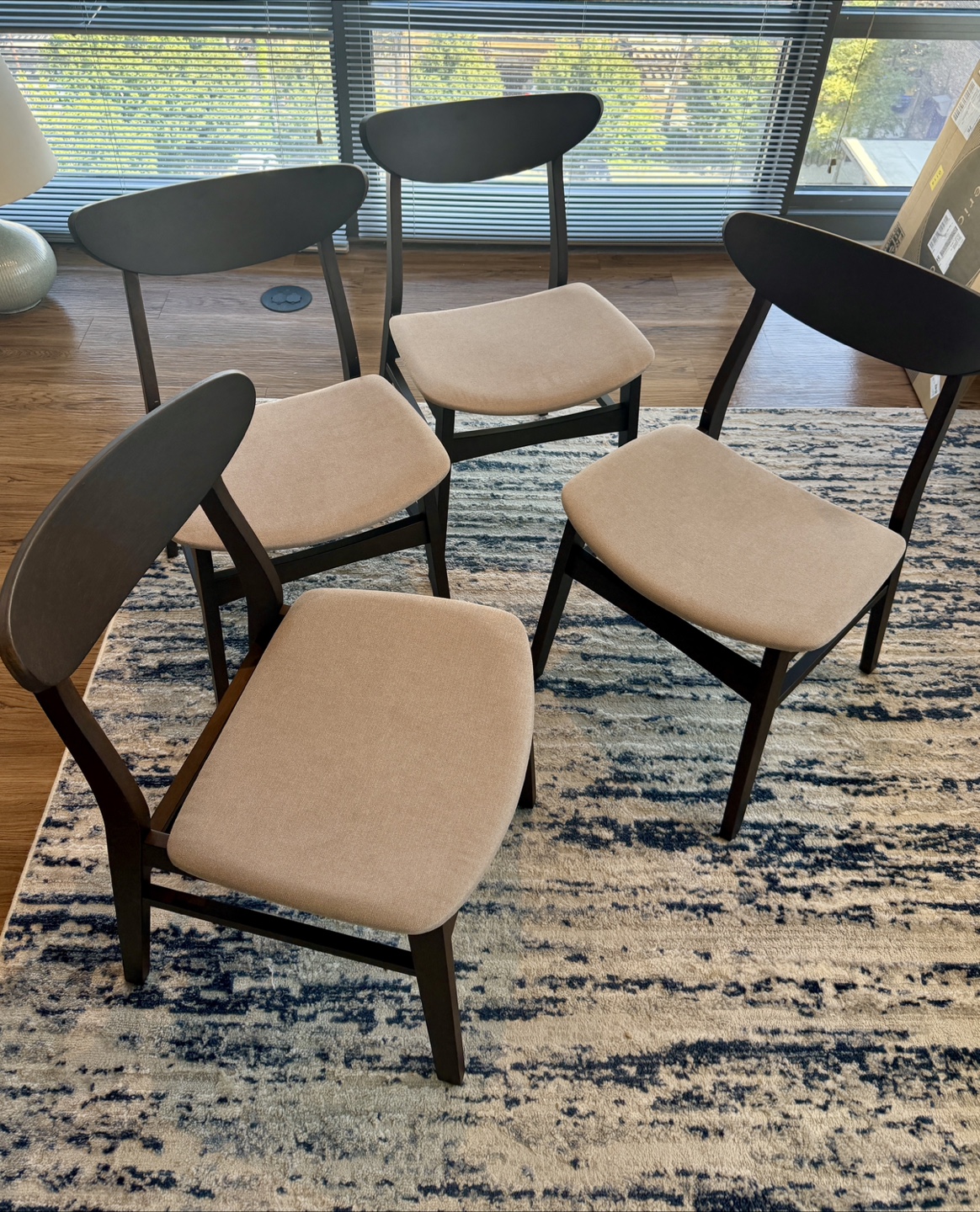 Baxton Studio Parlin Dining Chairs - Set of 4