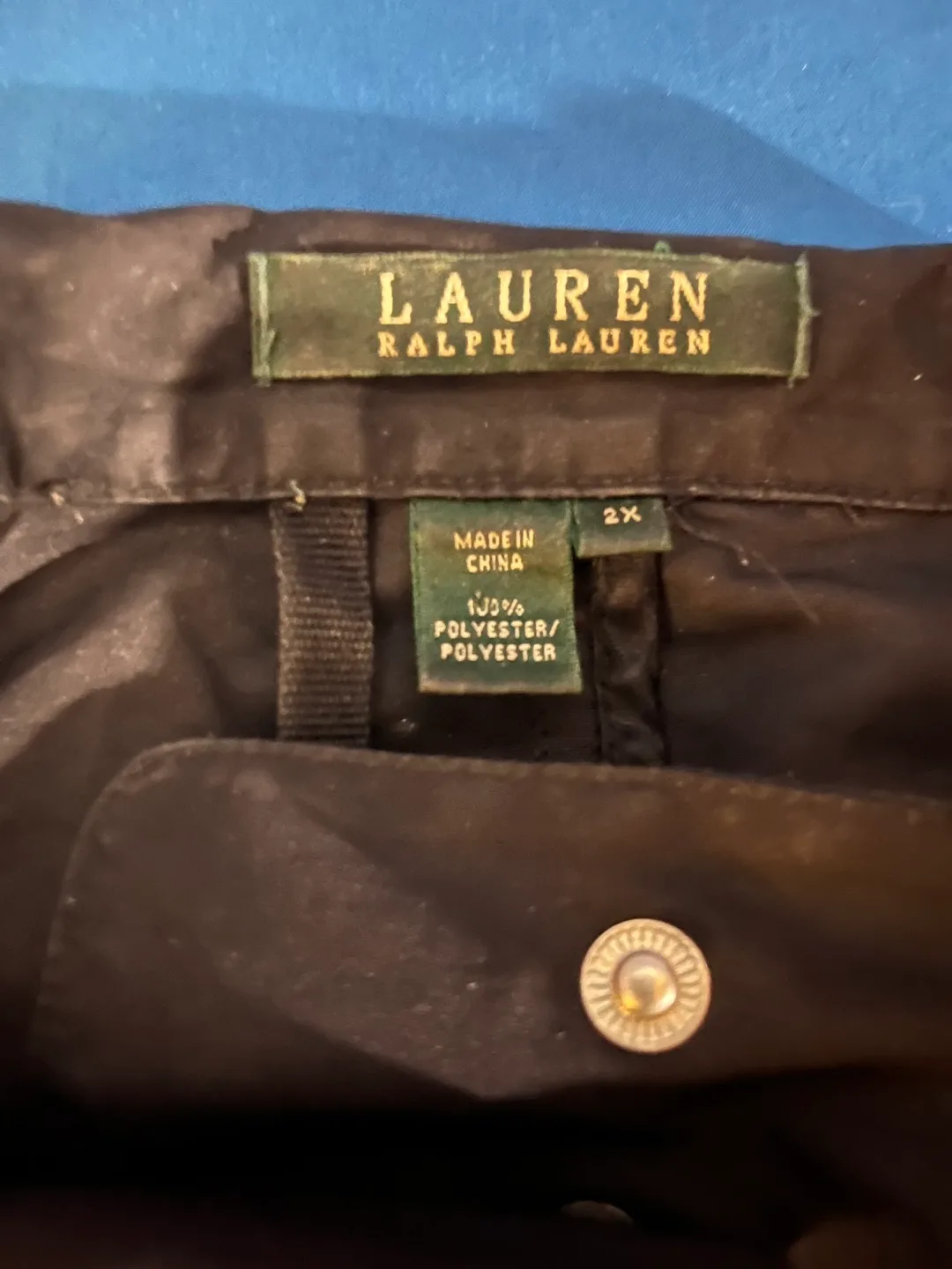 Lauren Ralph Lauren Black Jacket - Size 2X image indicator(2)
