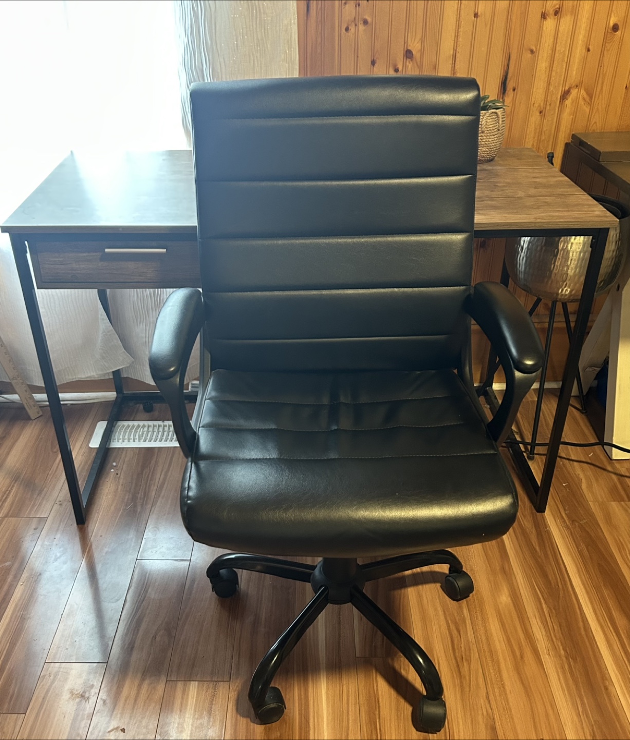 Desk with drawer and adjustable chair - photo 5