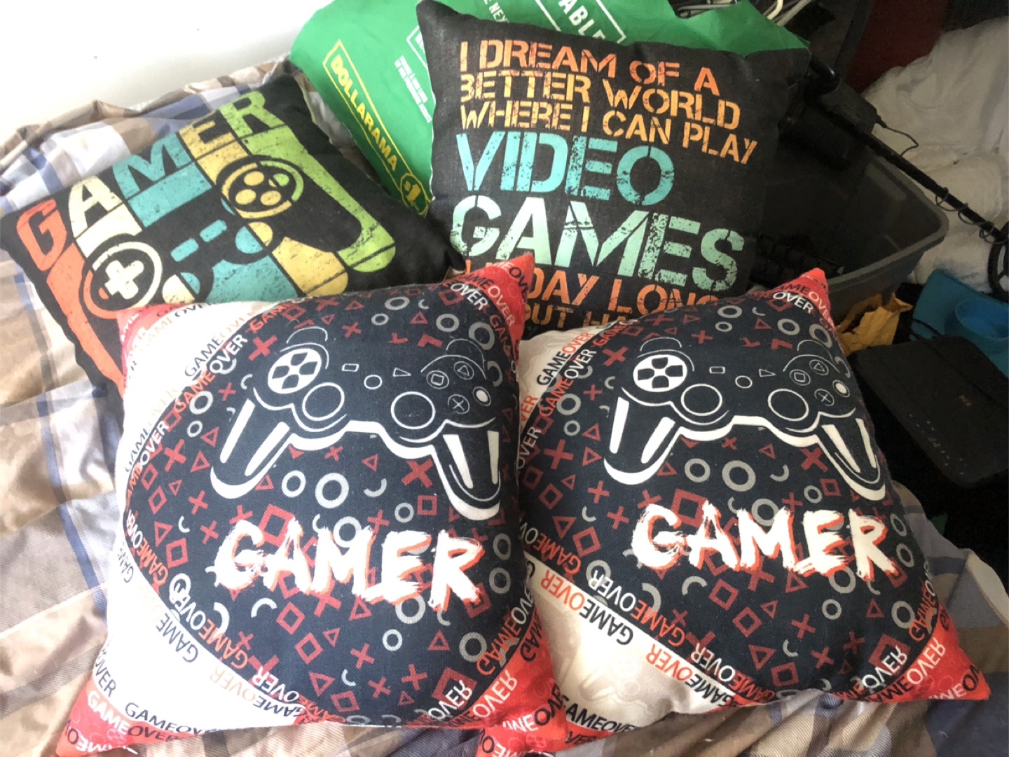 Gamer Themed Home Decor Lot