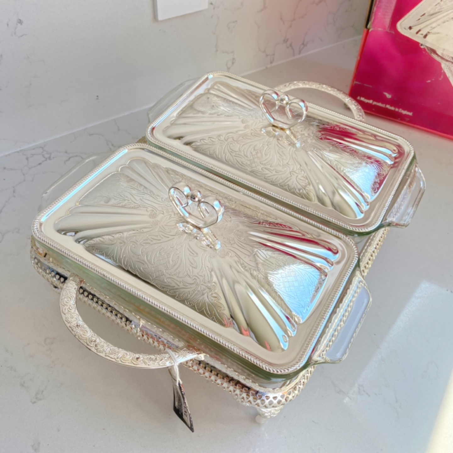 Queen Anne Silver Plated Serving Dish Set - photo 3