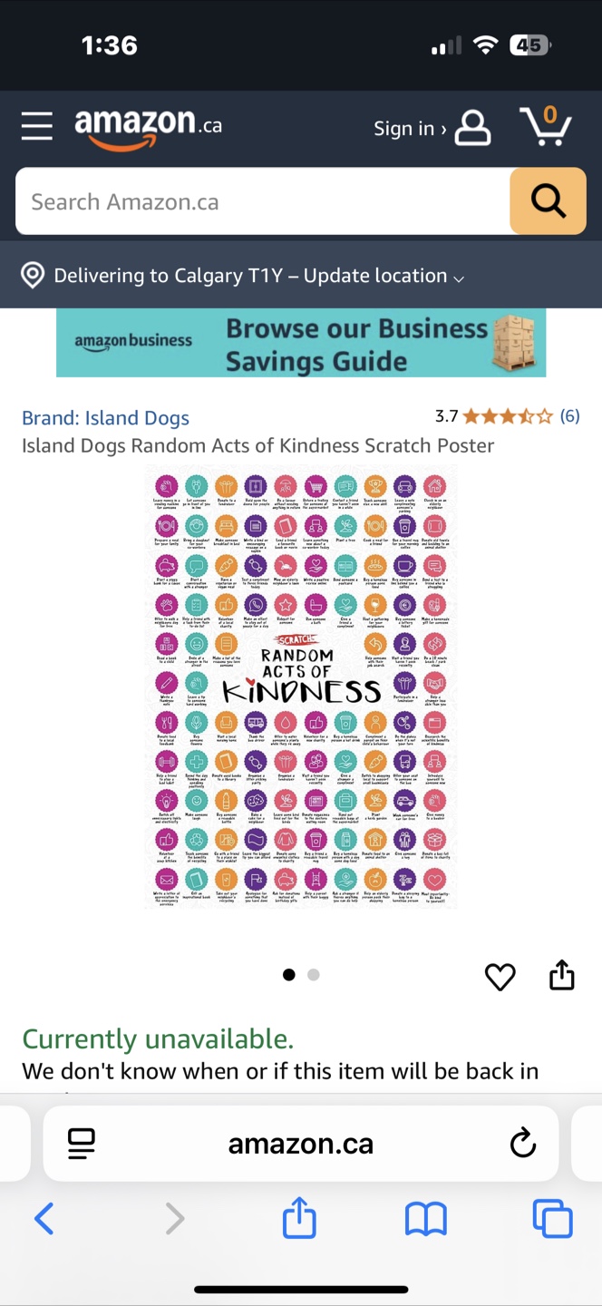 Island Dogs Random Acts of Kindness Scratch Poster