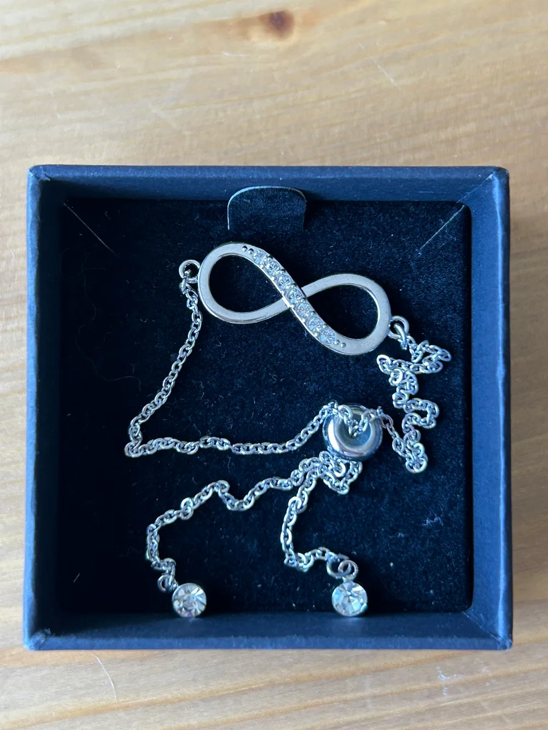 Silver plated bracelet with Crystals thumbnail