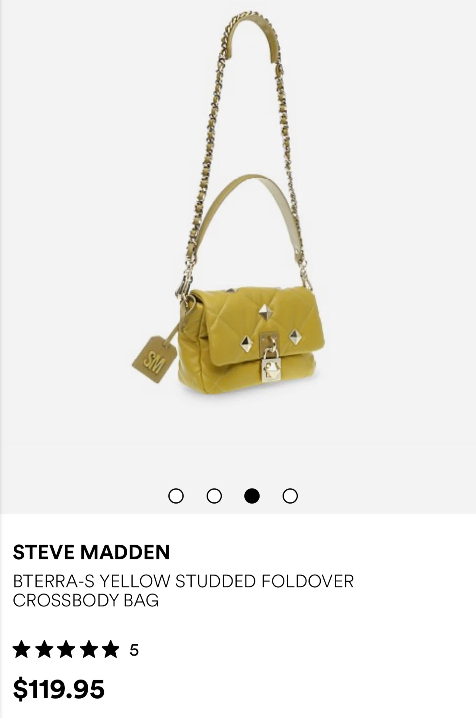 Steve Madden studded purse with extra strap - photo 5