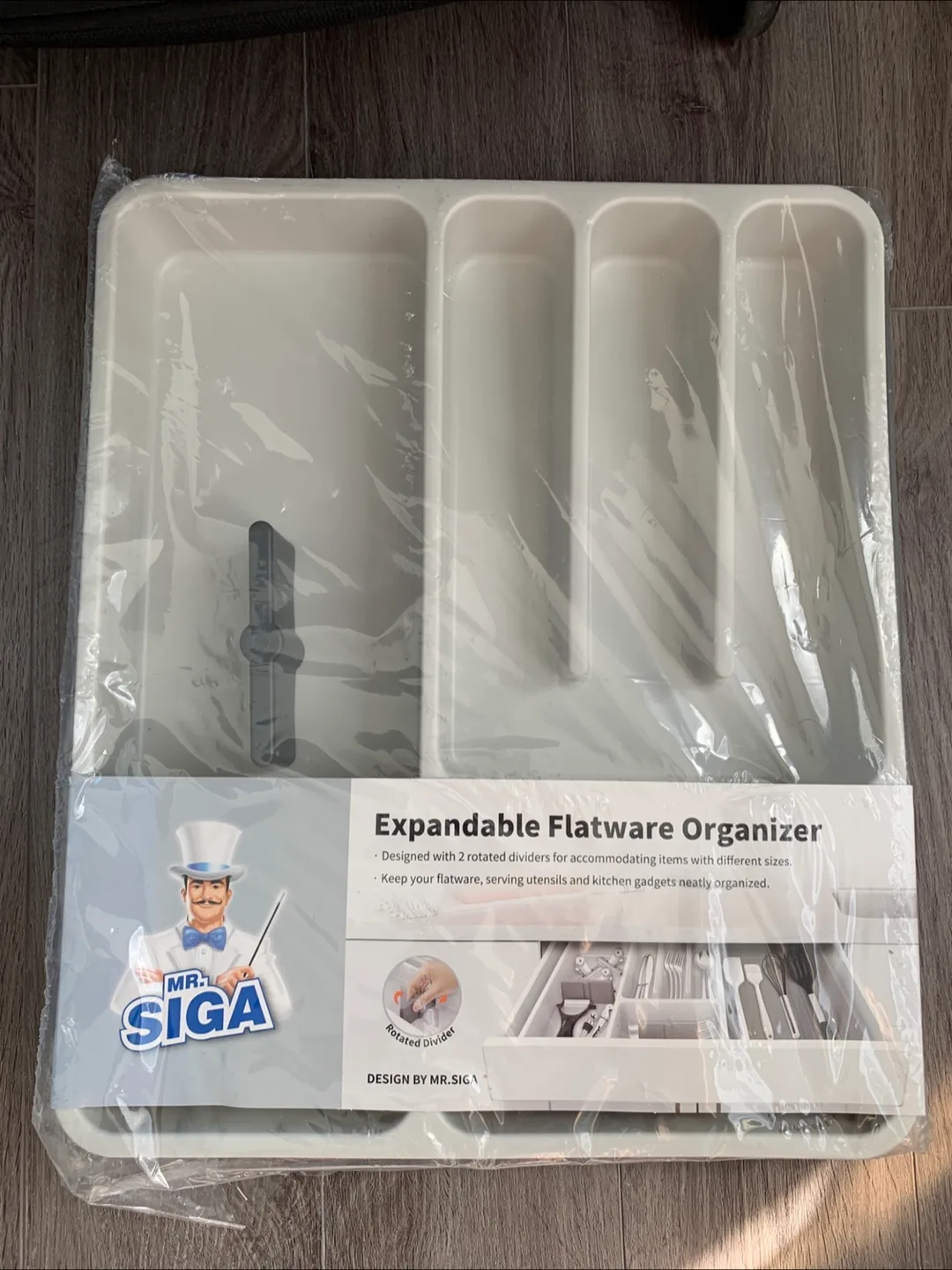 Mr. Siga Expandable Flatware Organizer - New thumbnail