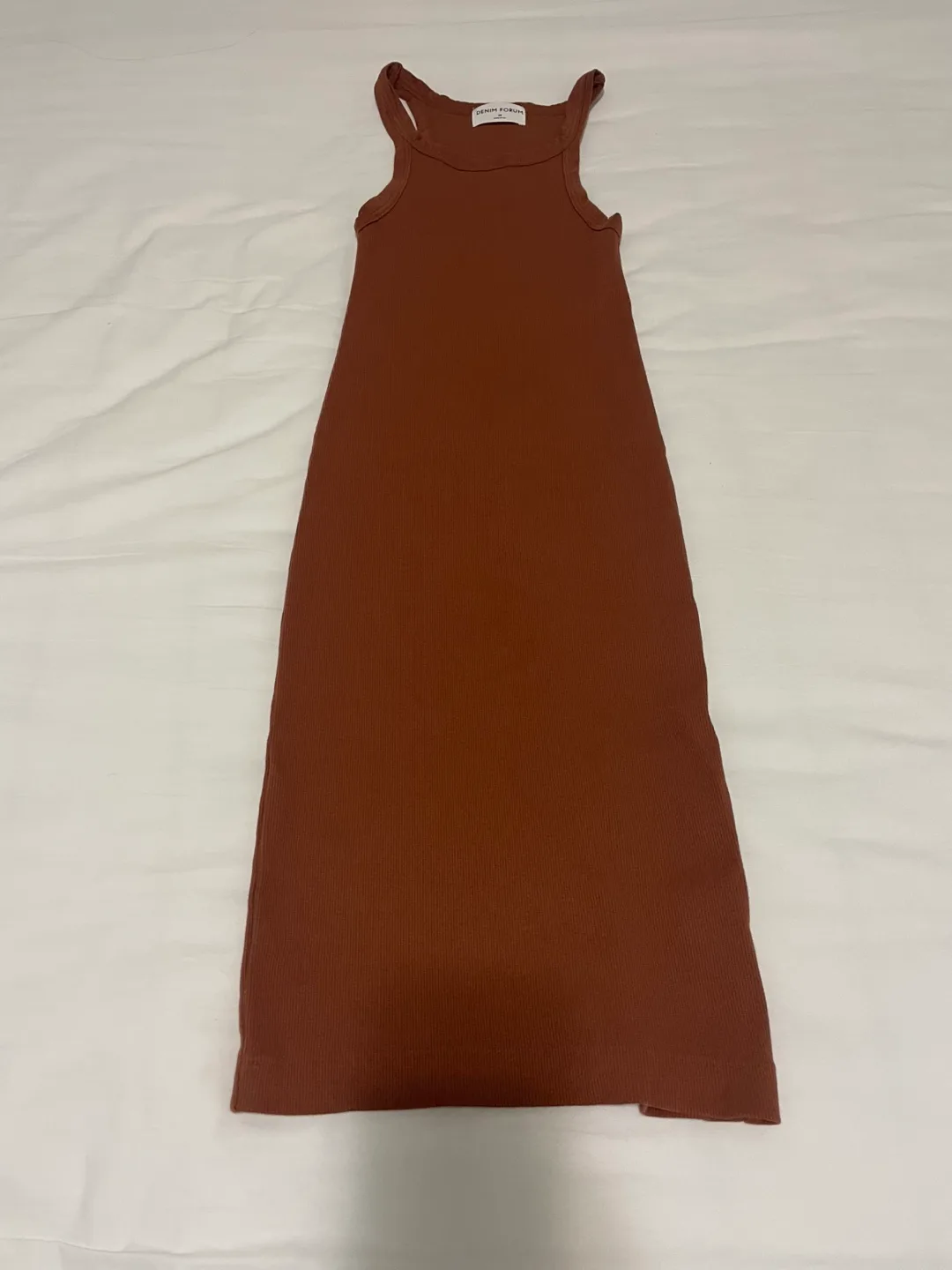 Aritzia Denim Forum Brown Dress thumbnail