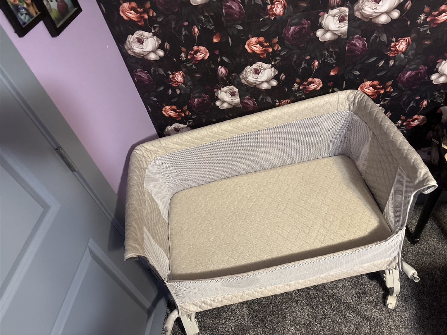 Baby Bassinet - Grey and White - photo 3