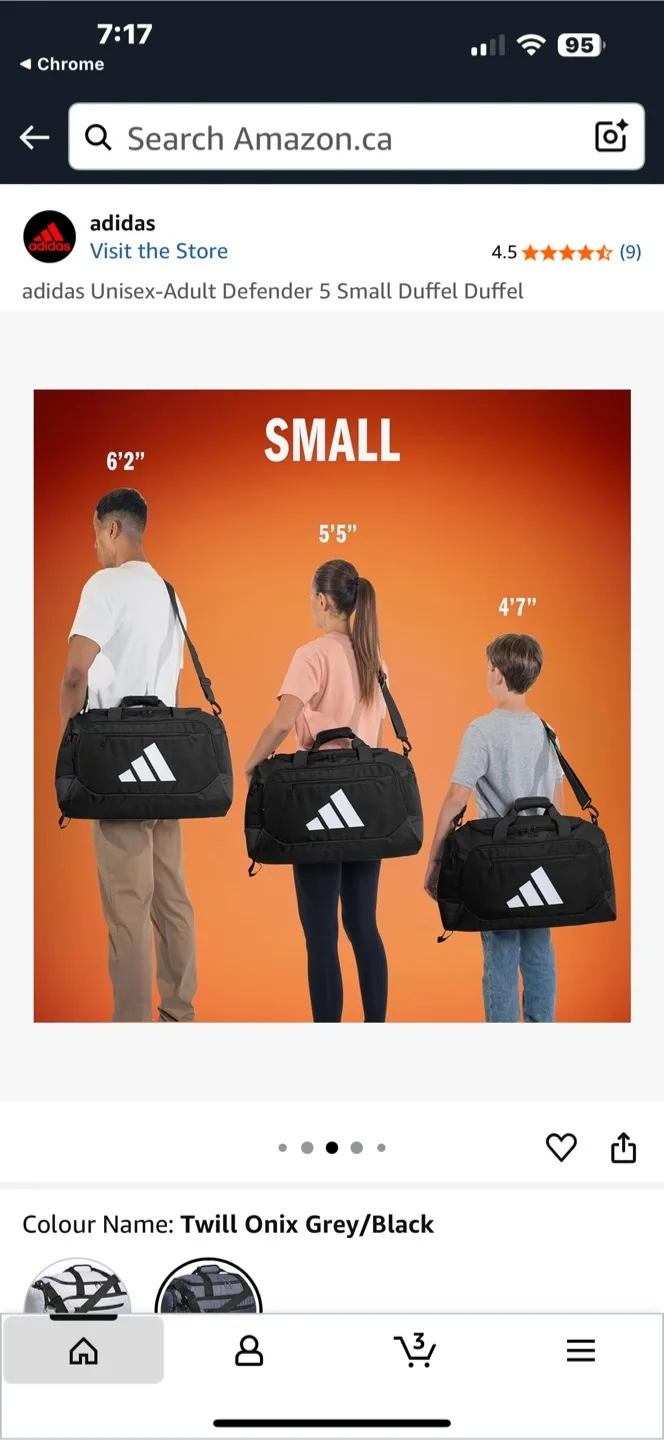 Adidas Duffel Bag - Turquoise image indicator(5)