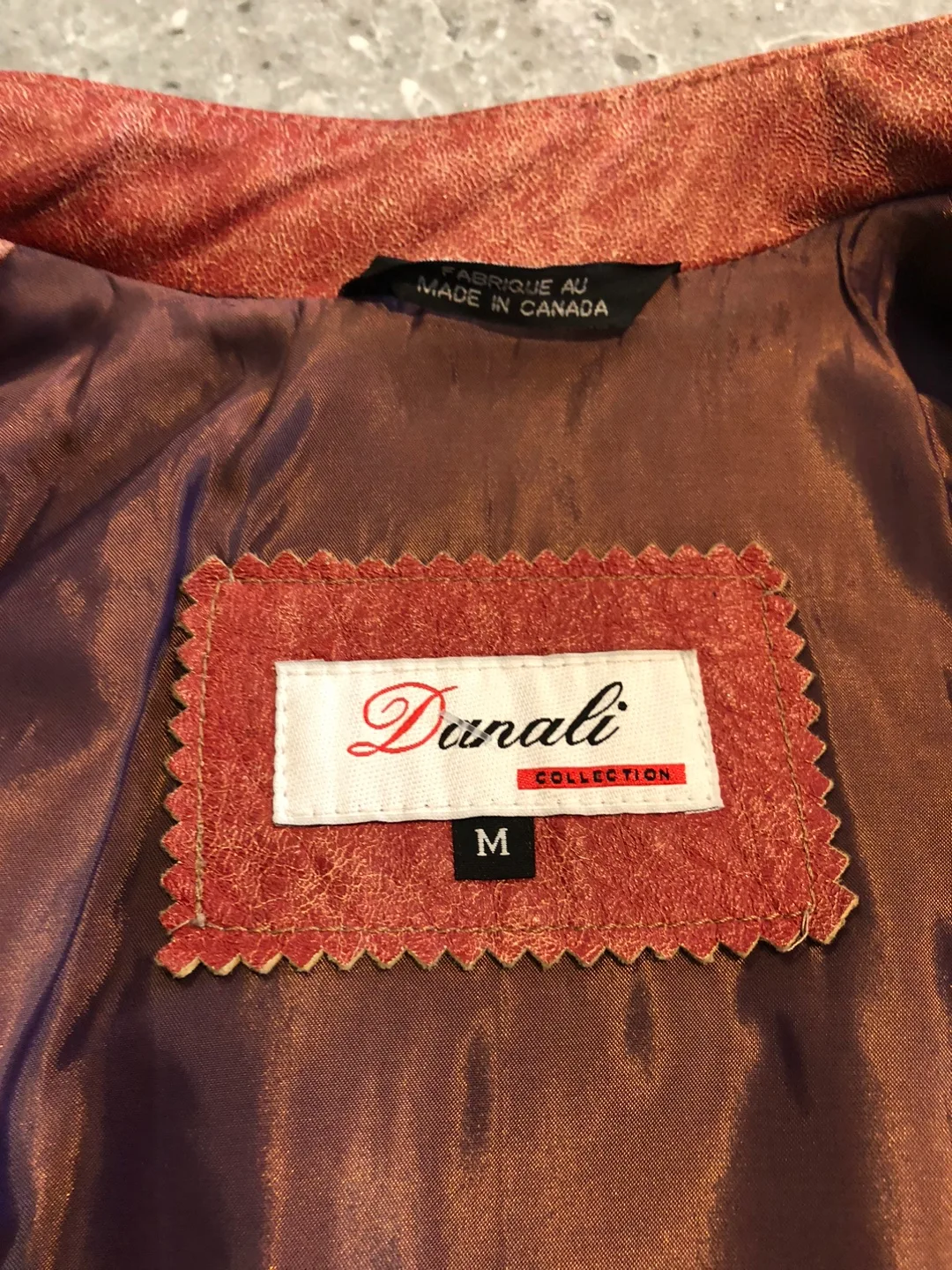 Danali Collection Leather Jacket  - Size M image indicator(3)