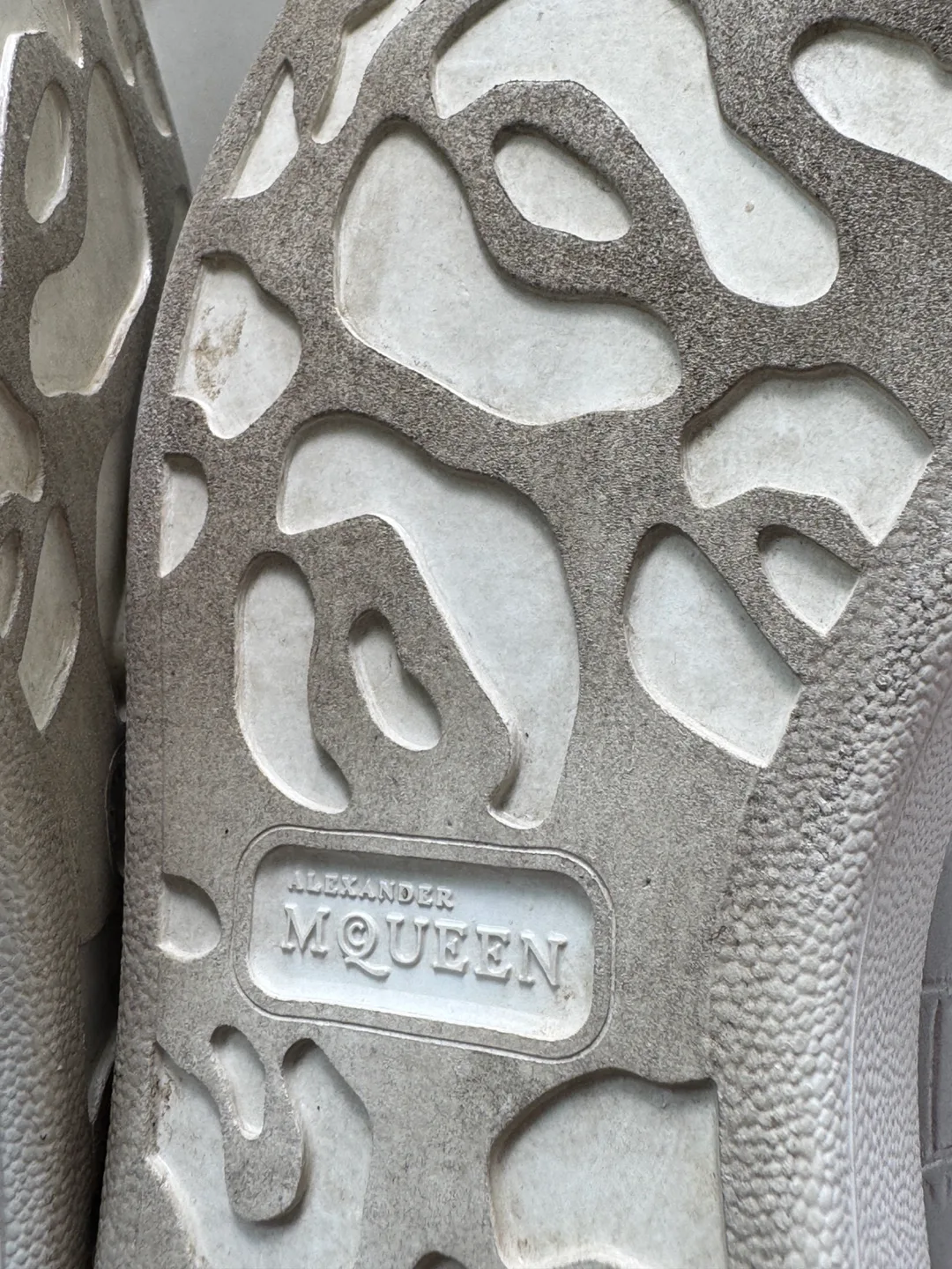 Alexander McQueen Silver Sneakers - Size 37 image indicator(6)