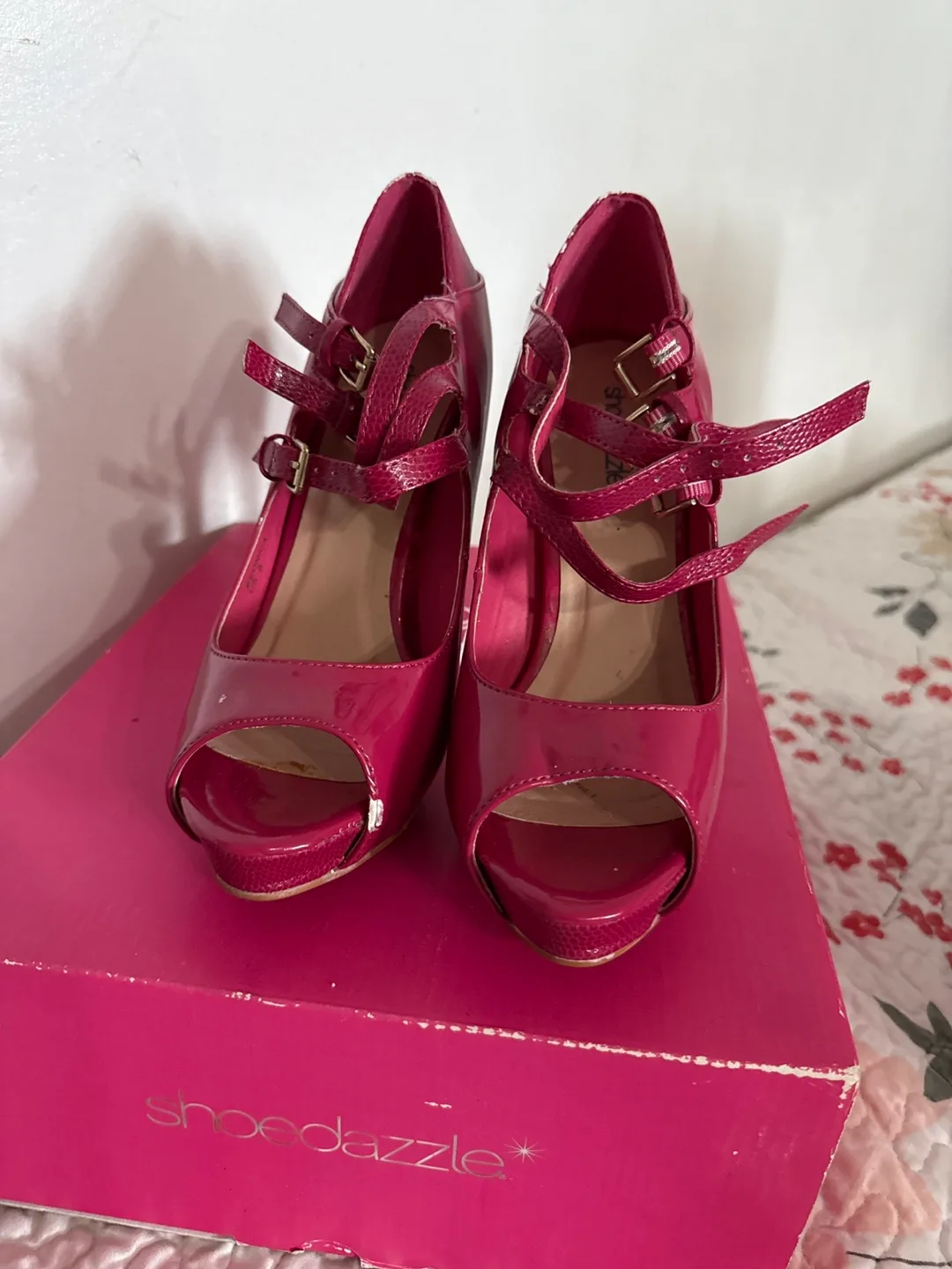ShoeDazzle Pink Heels - Size 8 image indicator(5)