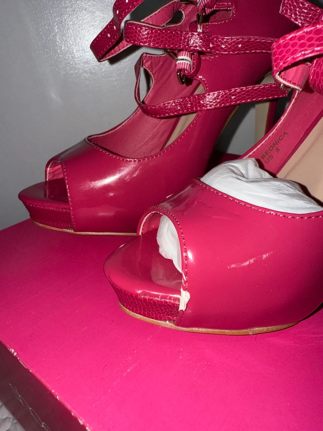 ShoeDazzle Pink Heels - Size 8 image indicator(3)