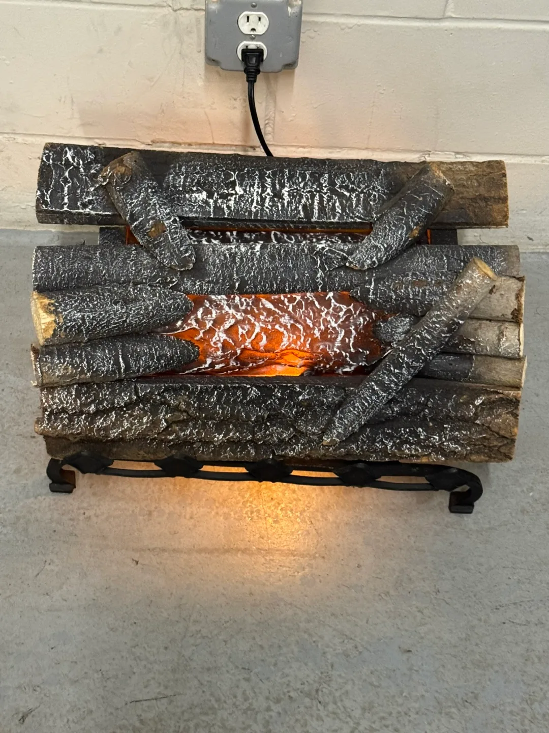 Electric Log Fireplace Insert thumbnail