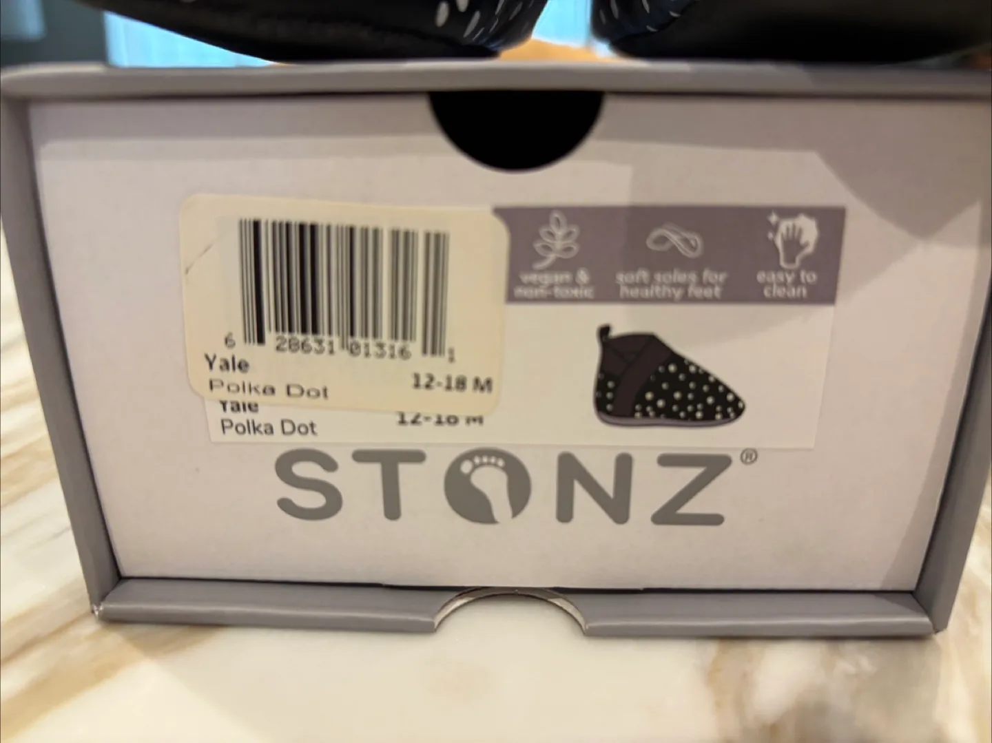 Stonz Yale Polka Dot Baby Shoes (12-18M) image indicator(2)