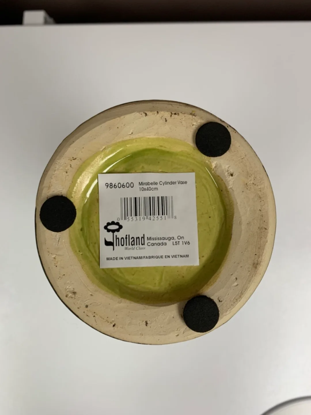 Hofland Mirabelle Cylinder Vase Set - Green/Brown image indicator(5)