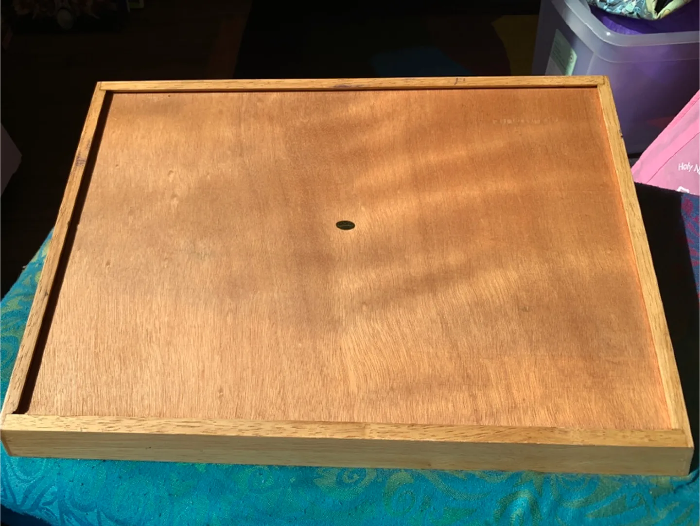 Wooden Serving Tray with Martini Art image indicator(2)
