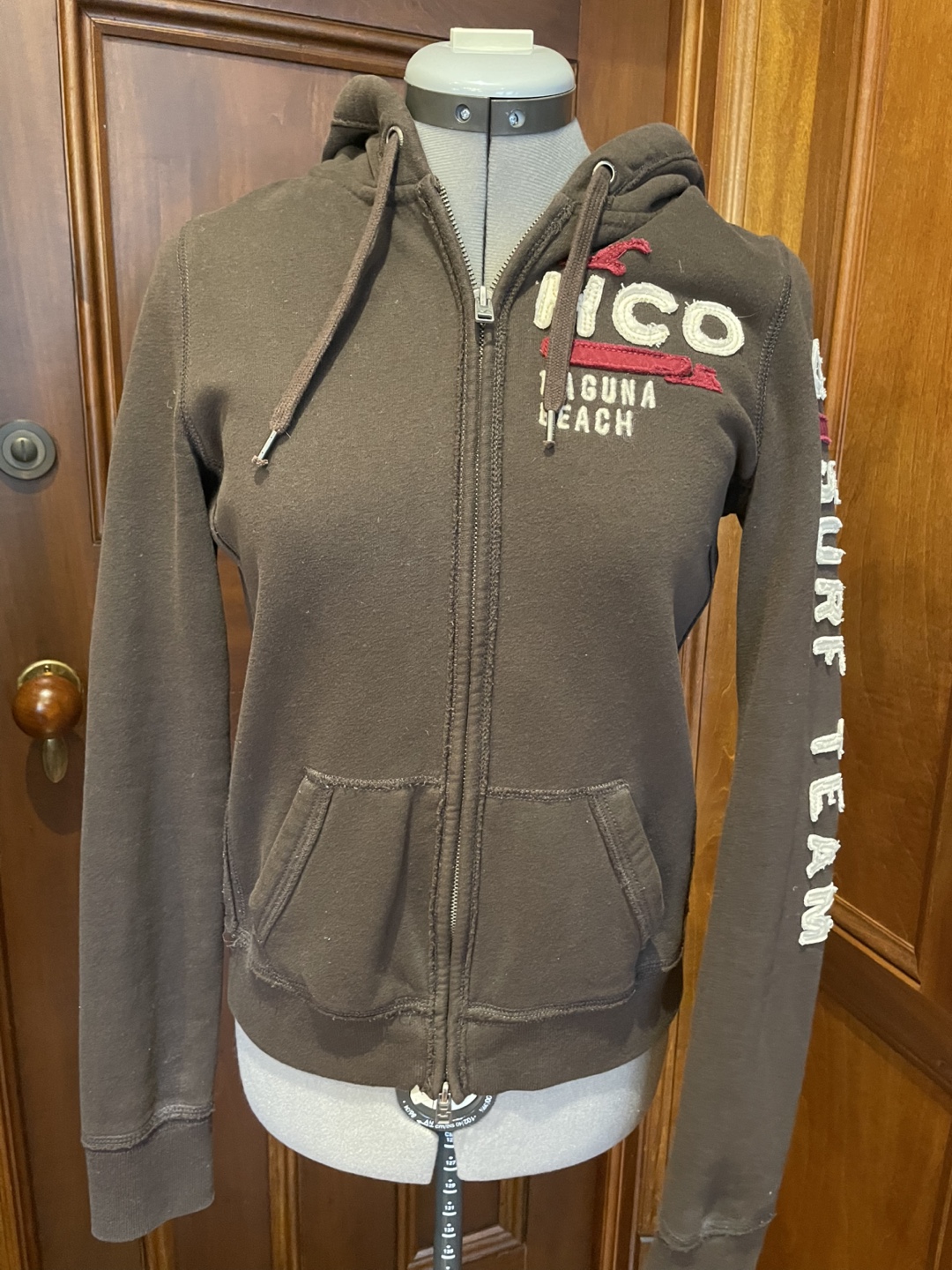 Hollister Full Zip Hoodie - Size M