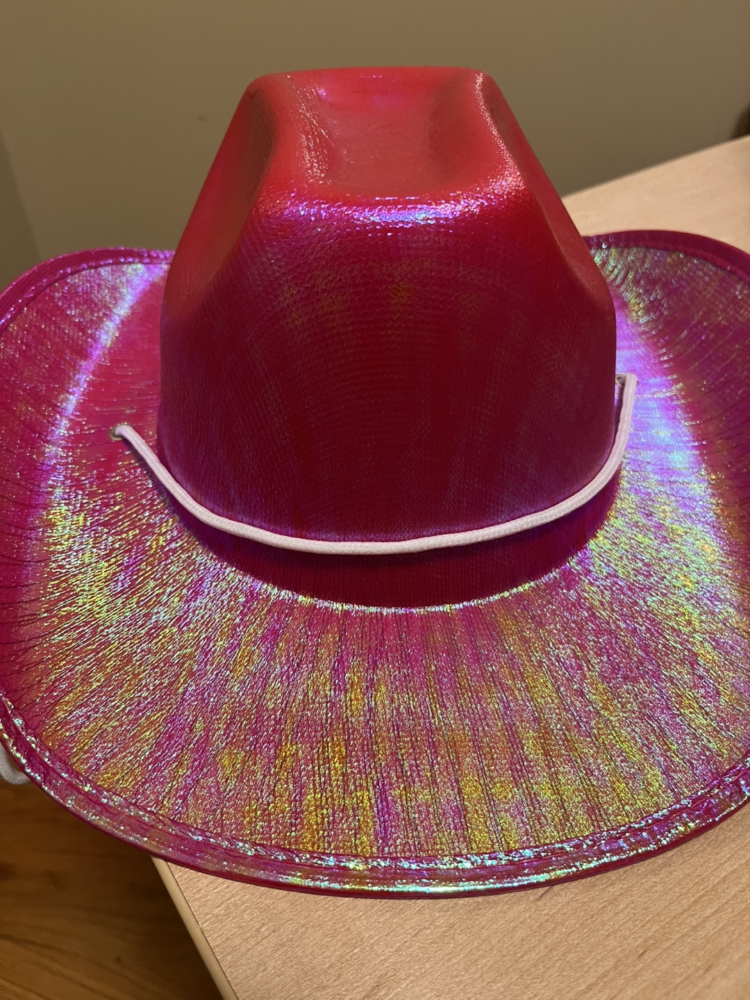 Pink Iridescent Cowboy Hat - photo 3