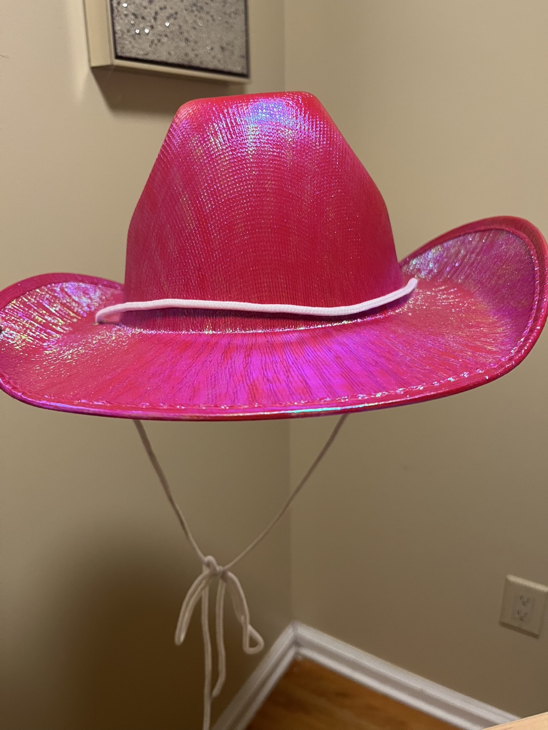 Pink Iridescent Cowboy Hat - photo 2