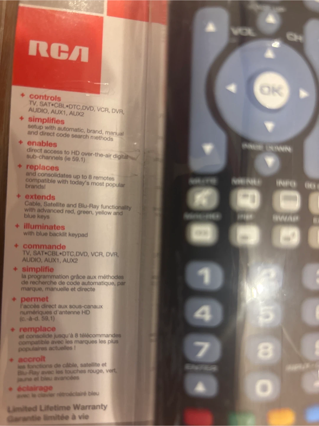RCA Universal Remote - New in Package - photo 3