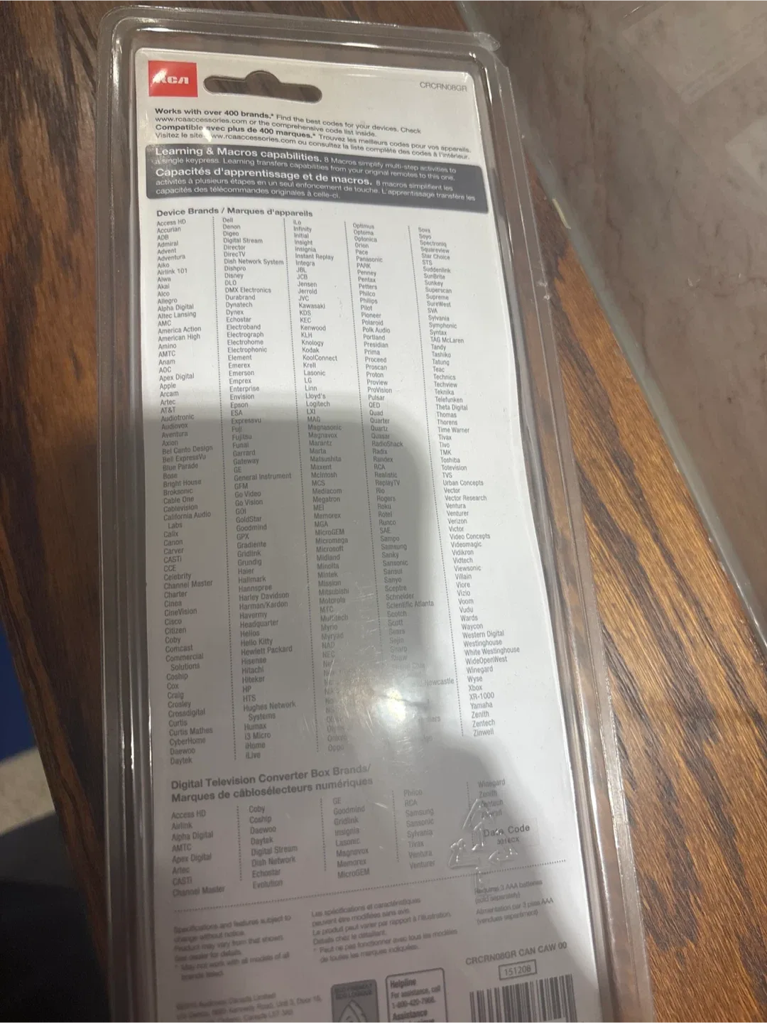 RCA Universal Remote - New in Package image indicator(4)