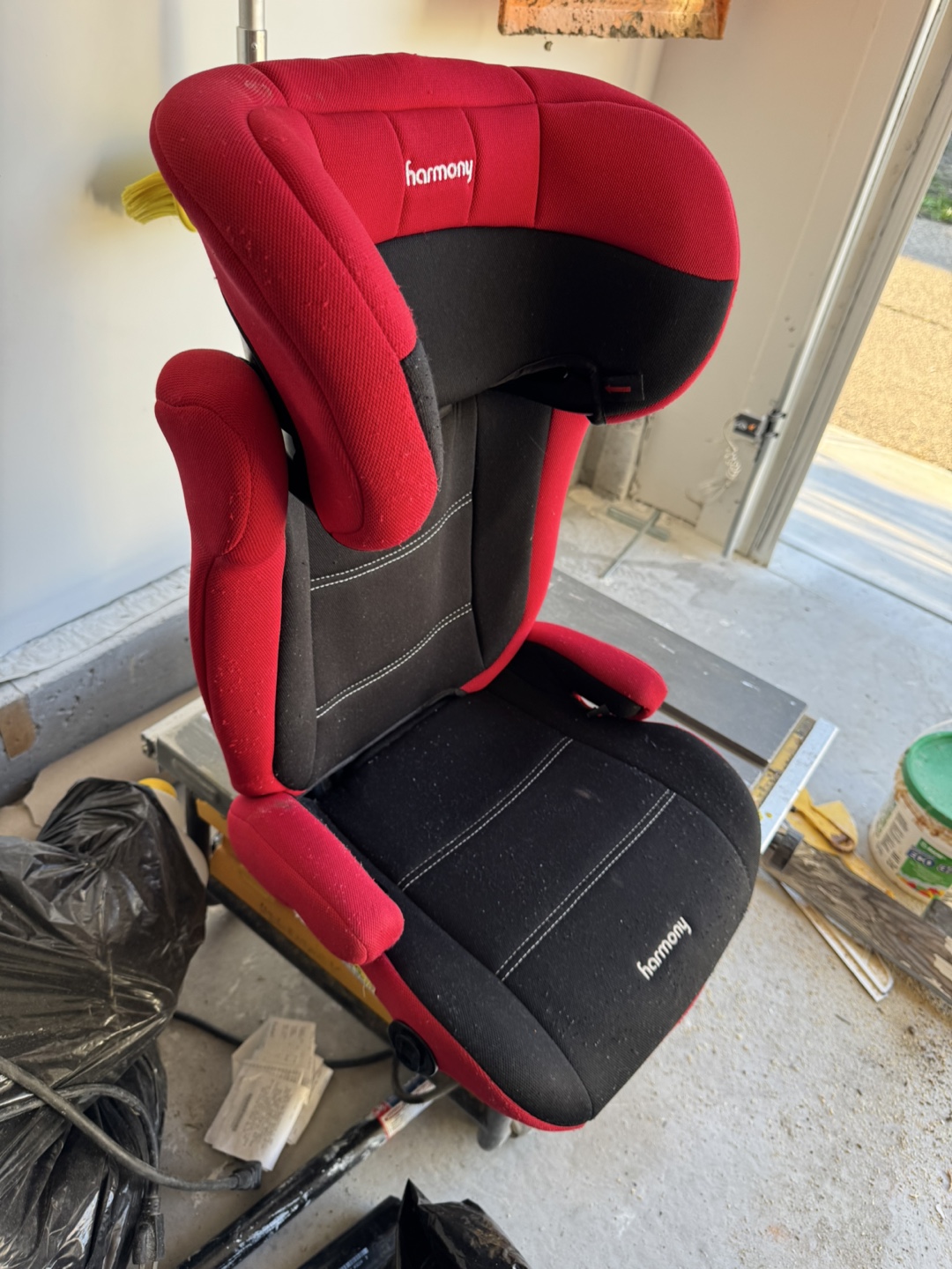 Harmony Dreamtime Booster Car Seat - Red/Black - photo 3