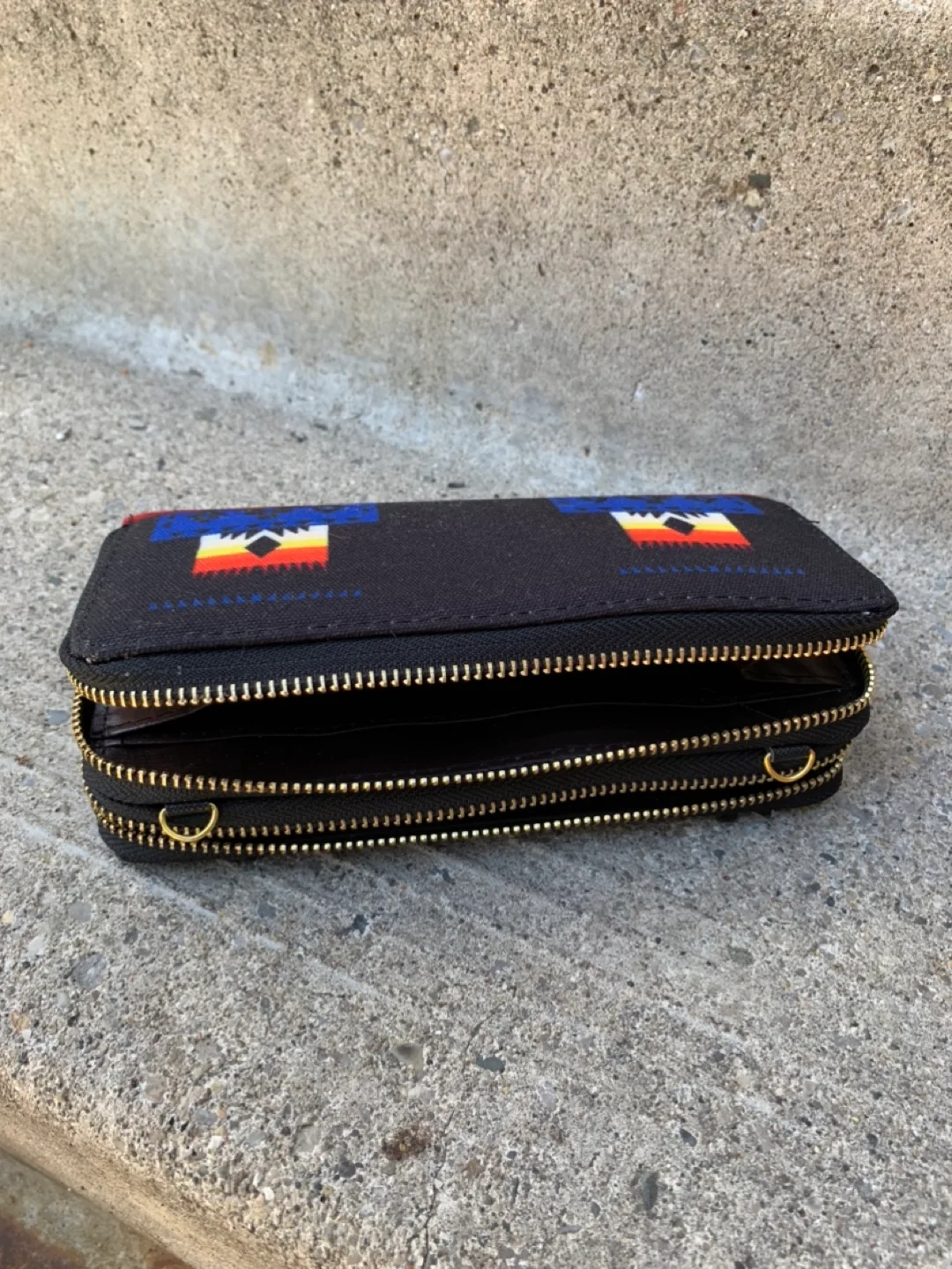 Black Wallet/Pursewith Pattern image indicator(2)