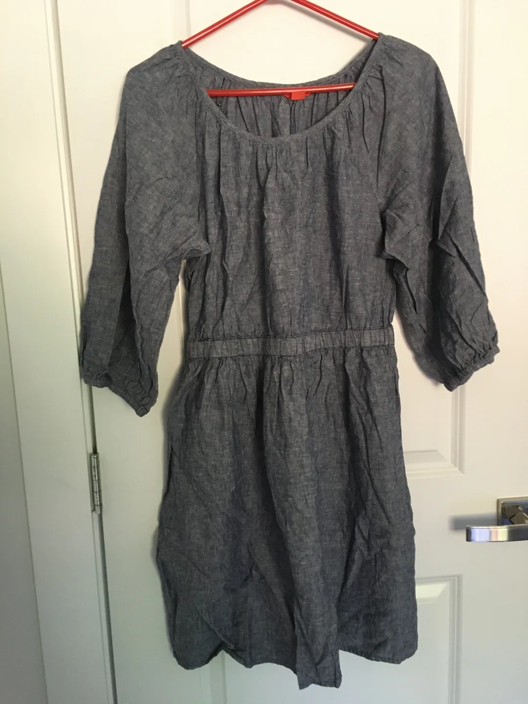Joe Fresh Blue Linen Dress Summer dress thumbnail