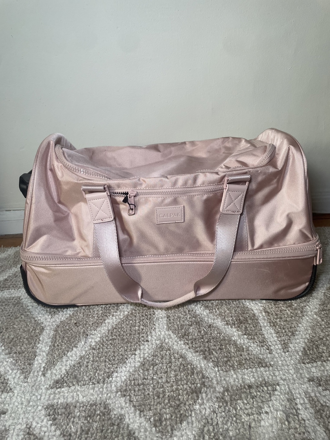 CALPAK Rolling Duffel Bag Baby Pink - photo 2