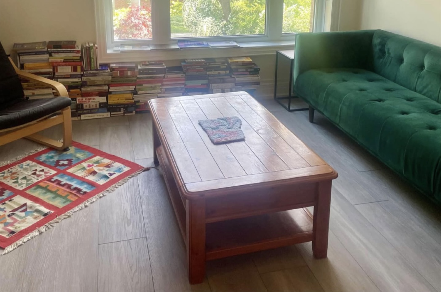 wooden mcm coffee table - photo 2