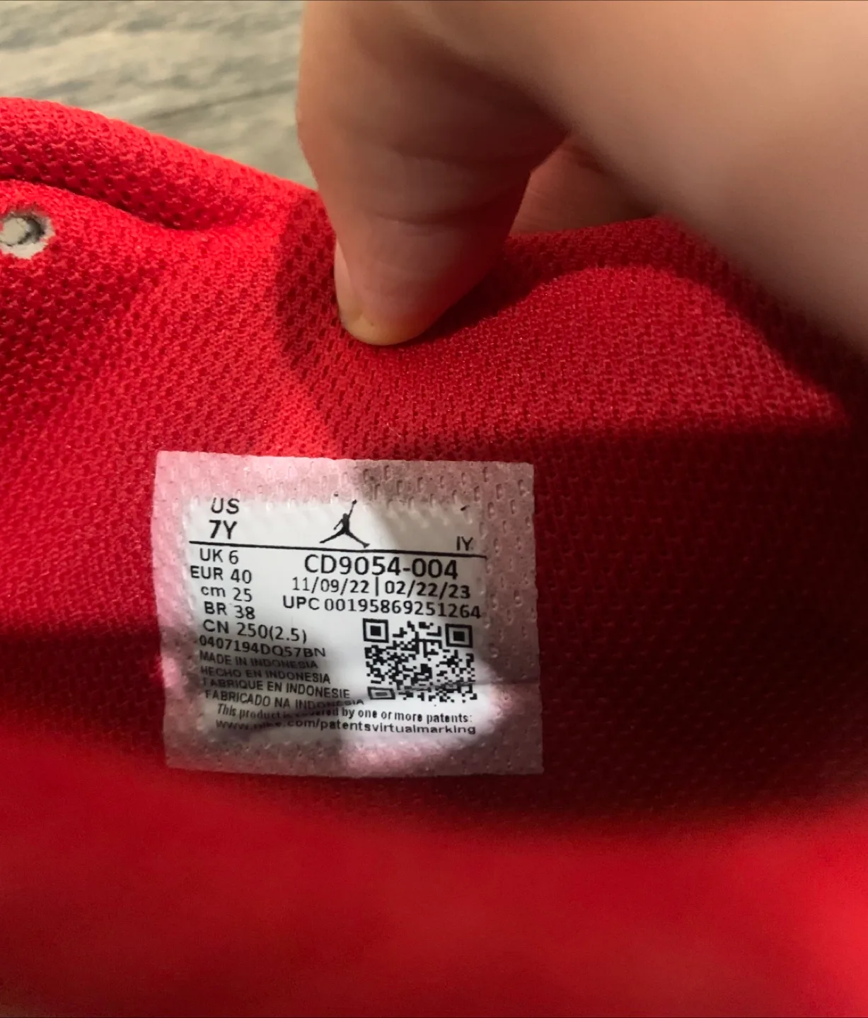 Air Jordan Legacy 312 Low GS (CD9054-004) in Youth Size 7Y image indicator(8)