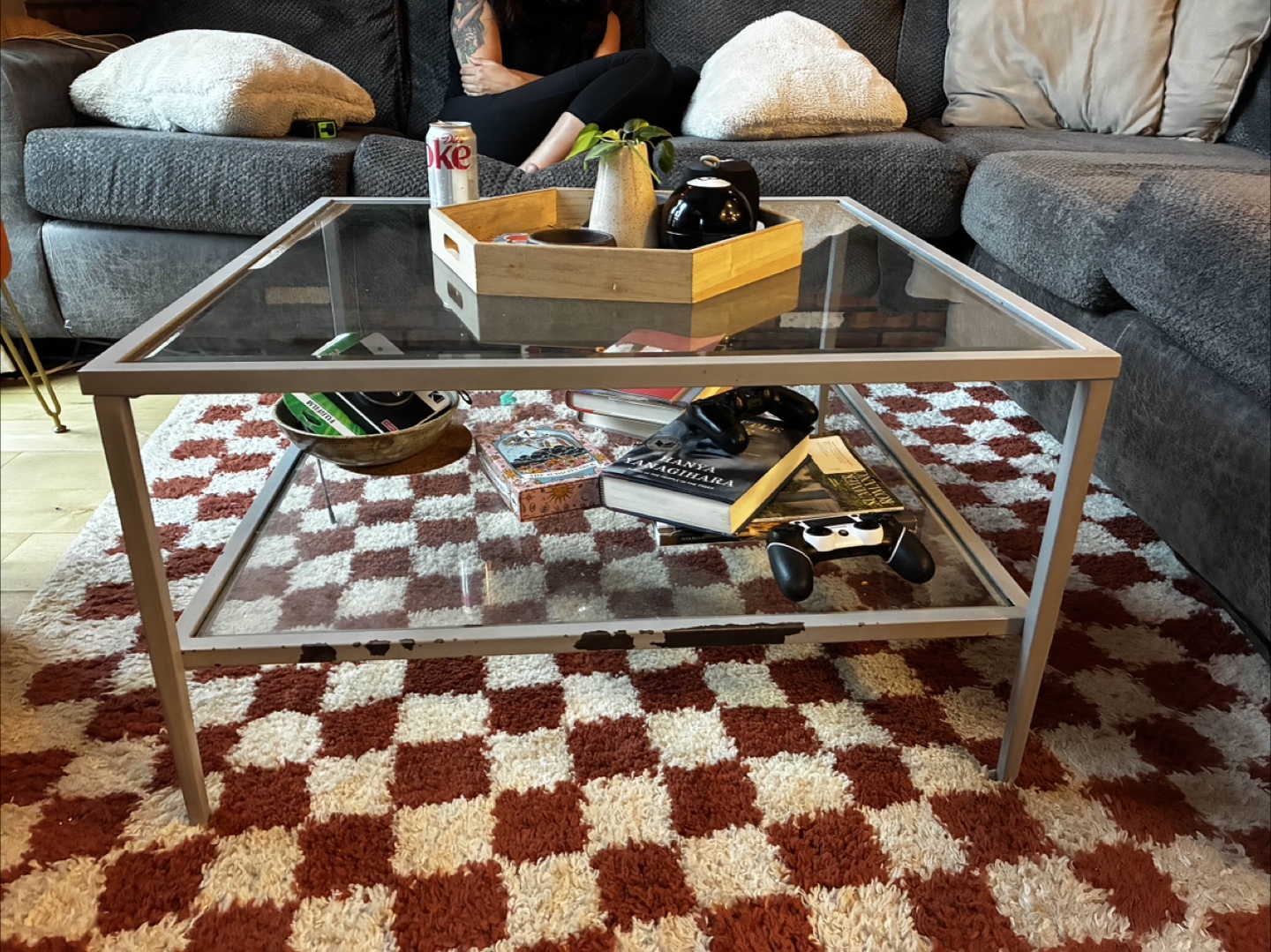 Glass Top Coffee Table