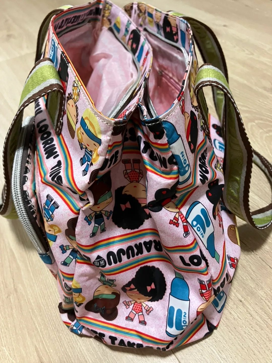 Cute carry Bag with keychains thumbnail