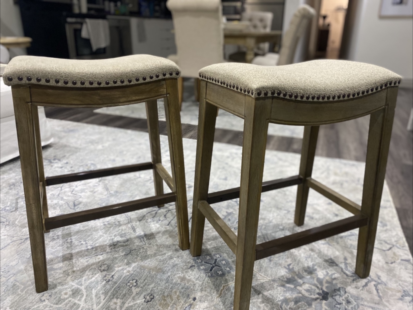 Set of 2 Bar Stools - photo 3