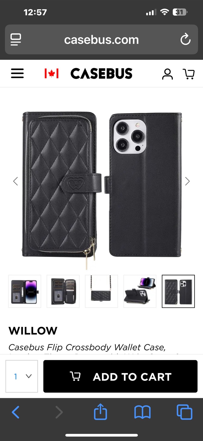 i  phone 16 pro Casebus leather Flip case - photo 3