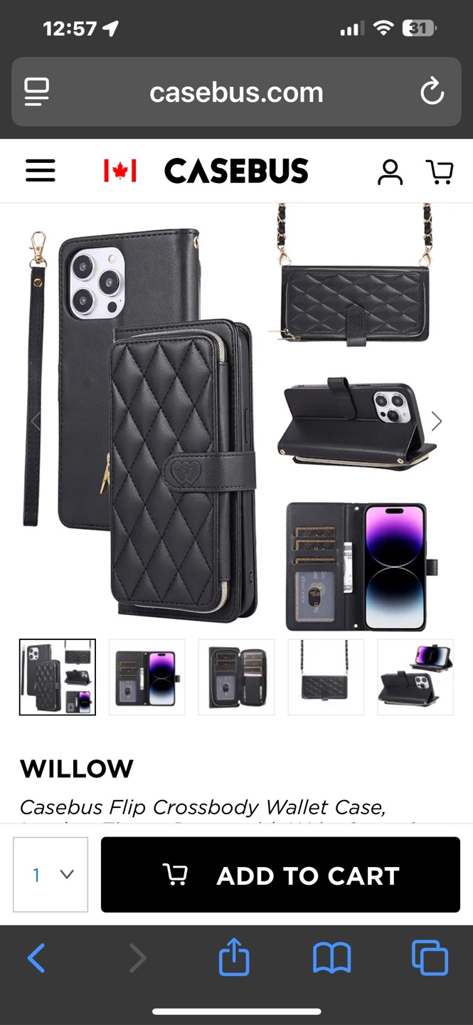 i  phone 16 pro Casebus leather Flip case - photo 5