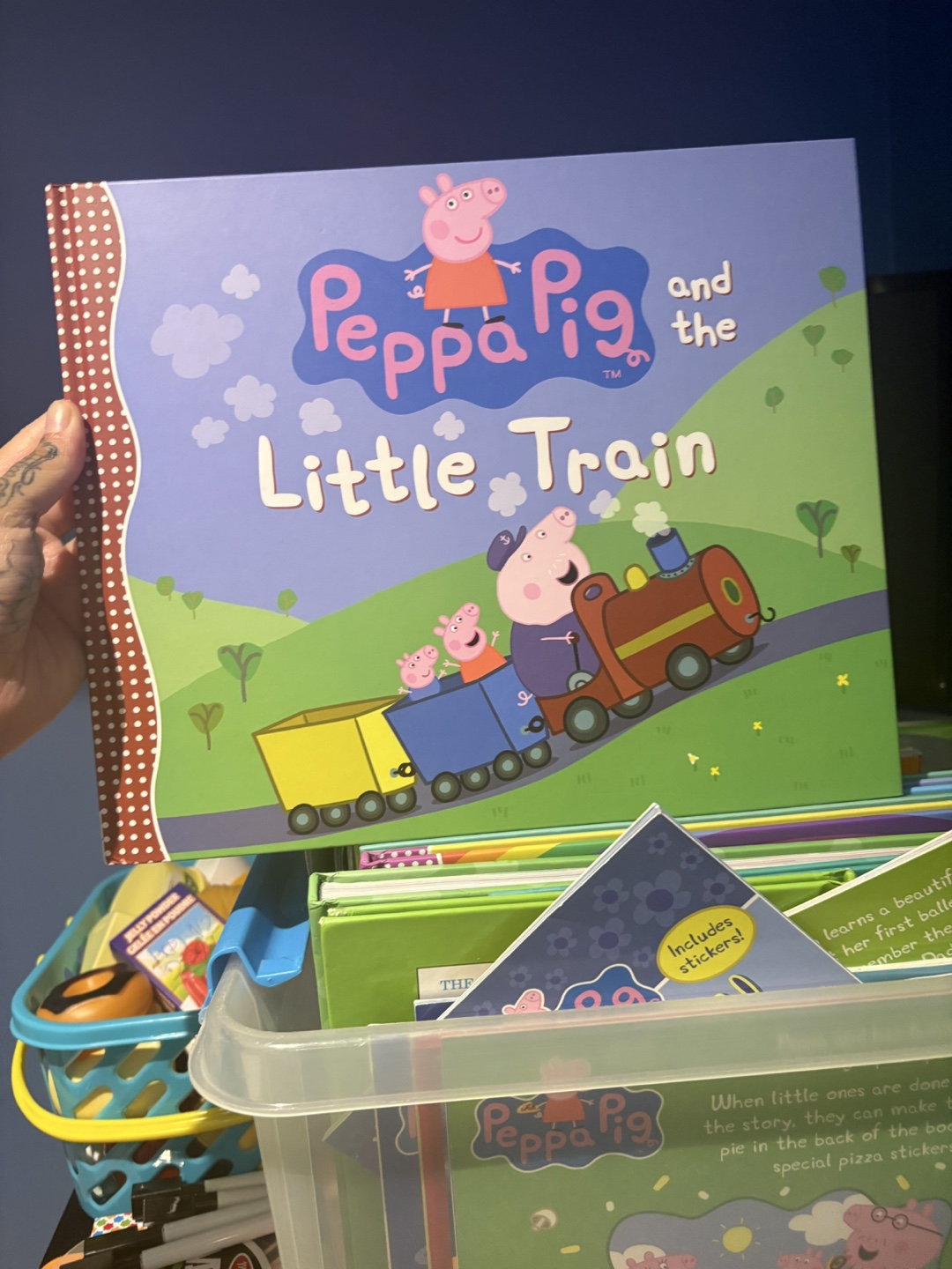 Peppa Pig and the Little Train Book & MORE