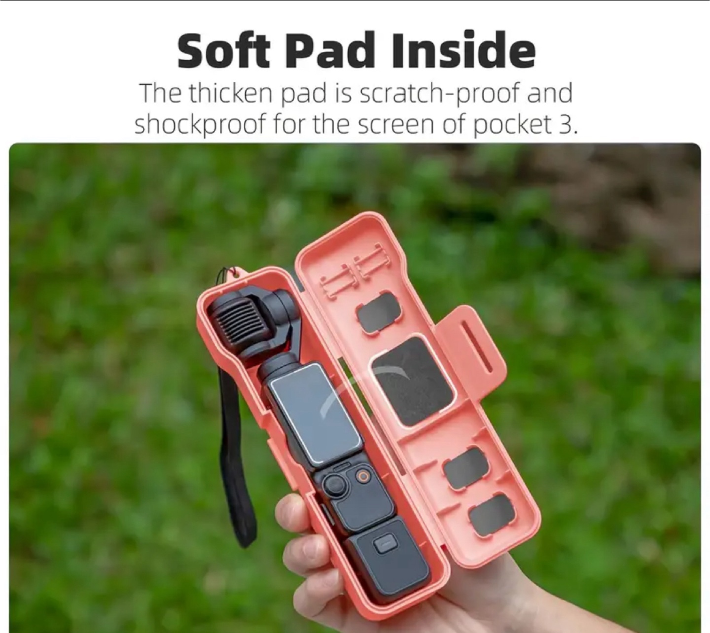 DJI Pocket 3 pink protective case - photo 2
