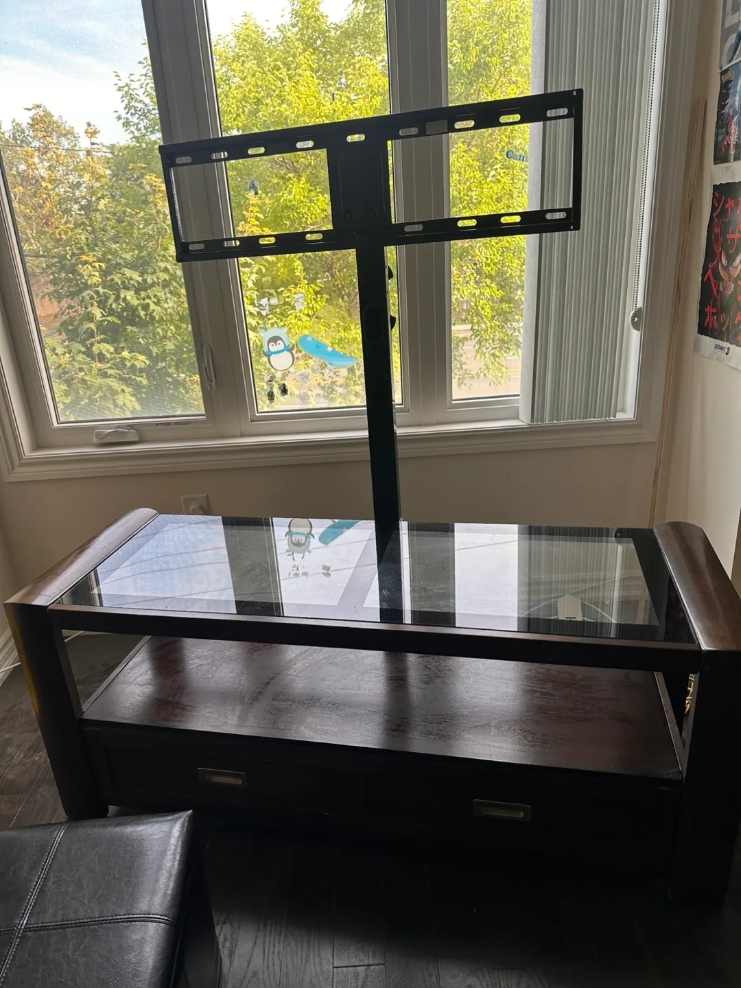 Wood & Glass TV Stand thumbnail