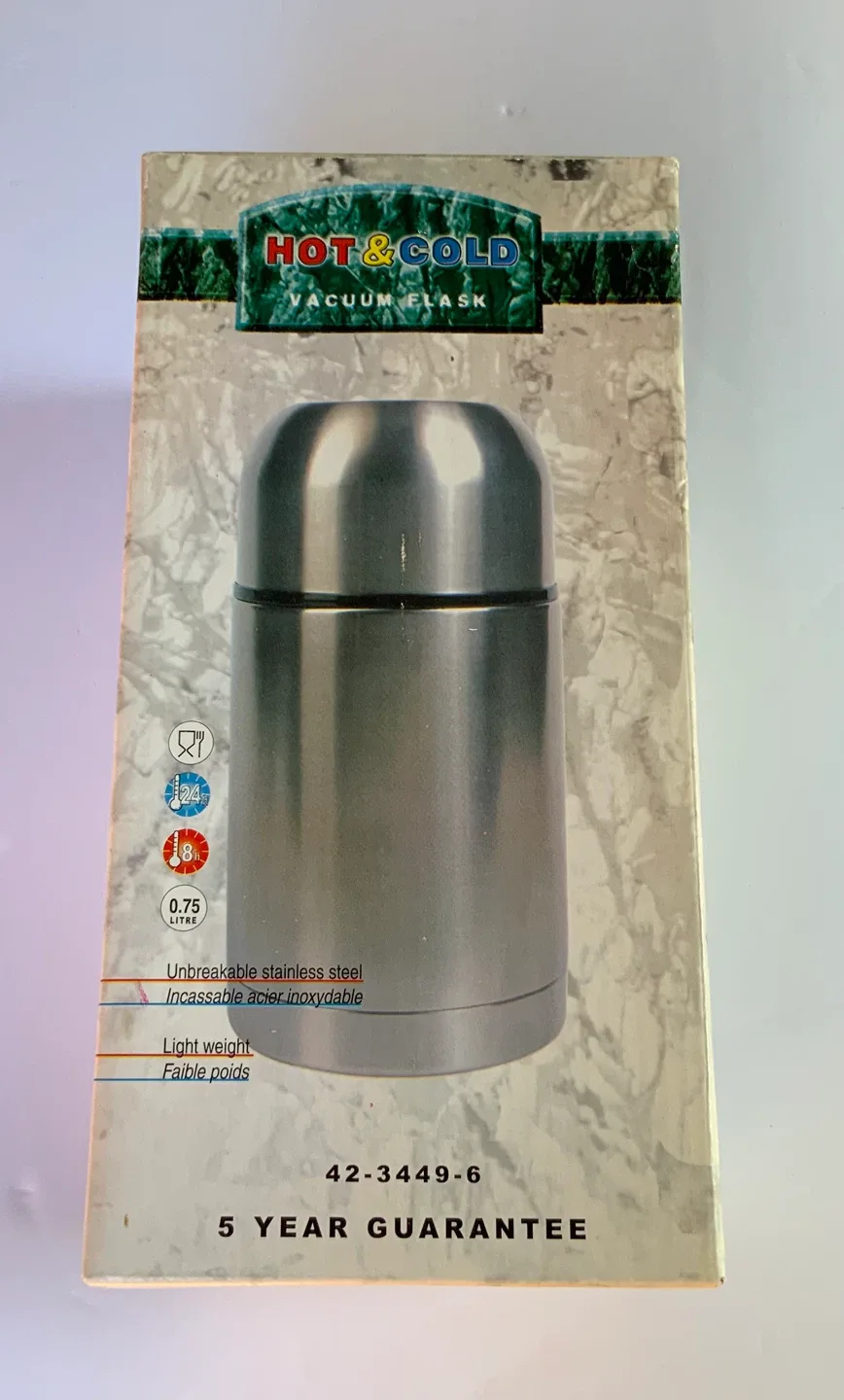 Bullet Shaped Stainless Steel Vacuum Flask thumbnail