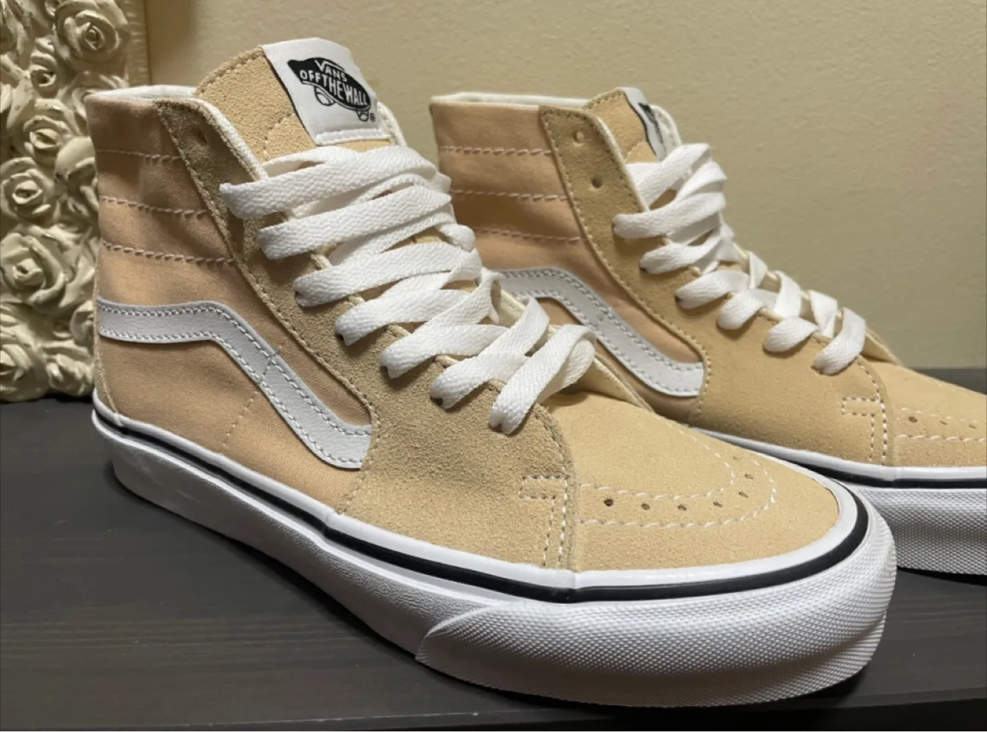 New Vans Sk8-Hi Shoes, Honey Peach image indicator(2)