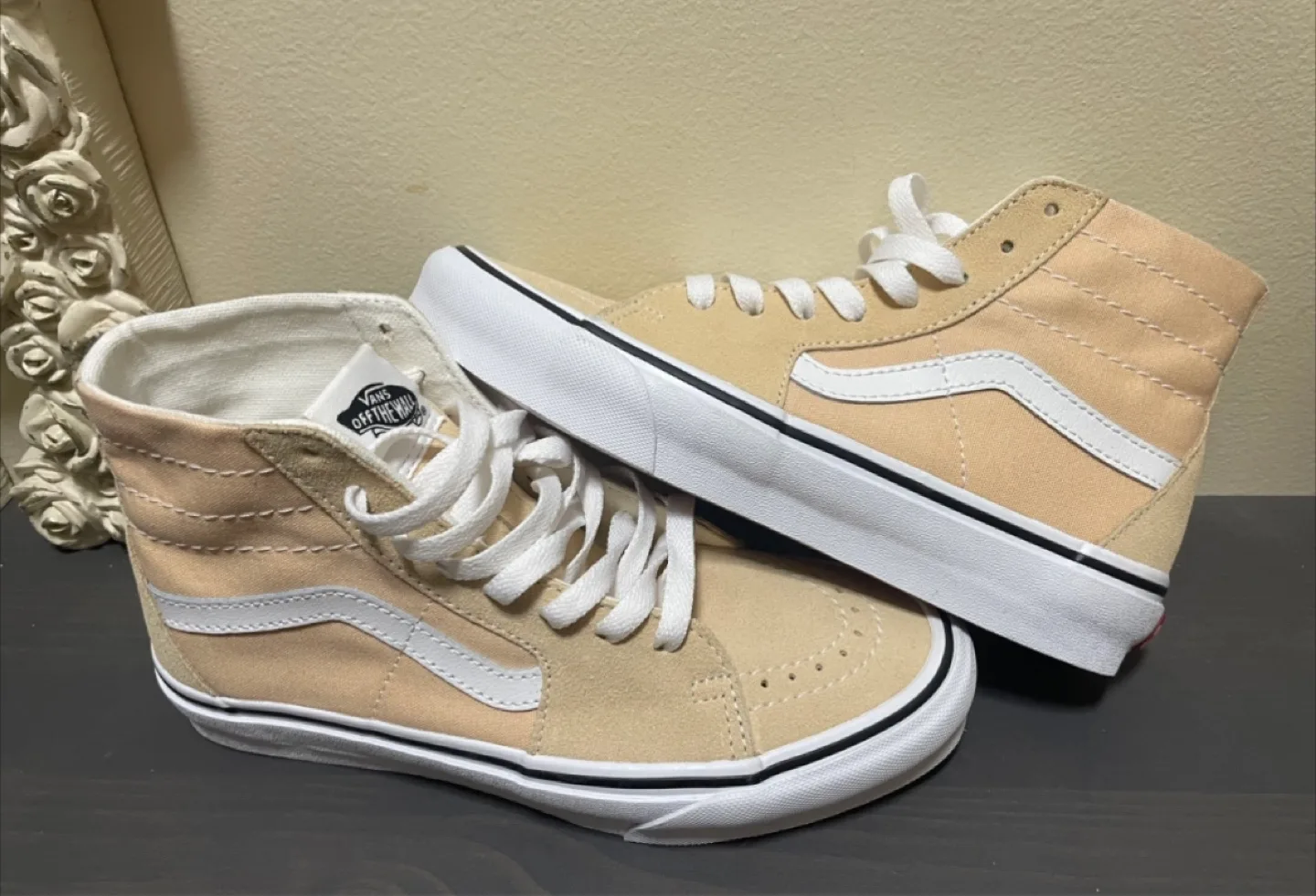 New Vans Sk8-Hi Shoes, Honey Peach image indicator(3)