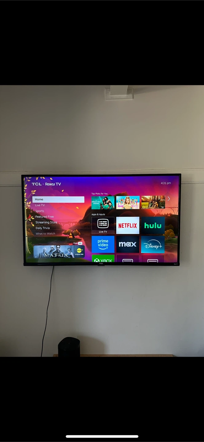 43" 4K Roku Smart TV