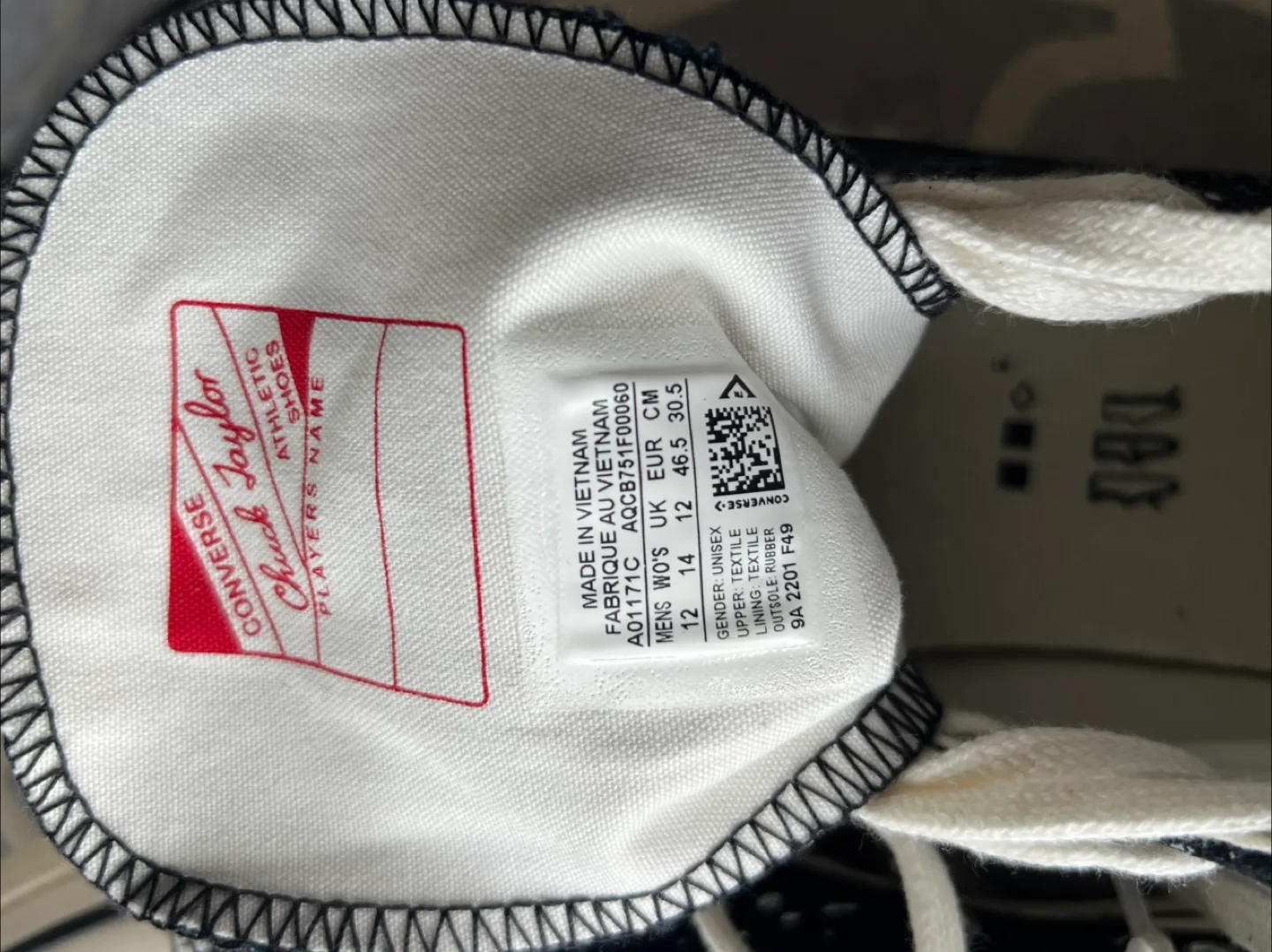 Converse Chuck Taylor All Star High Top Size 12 image indicator(2)