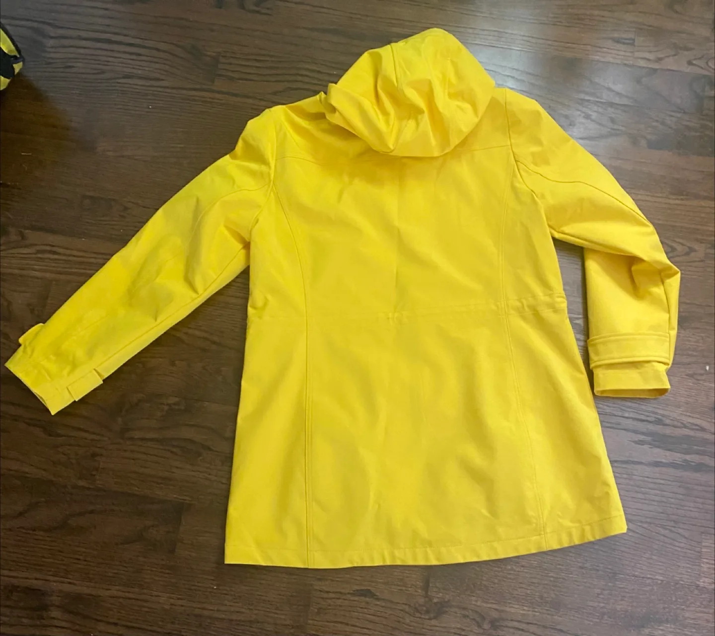 Tommy Hilfiger Yellow Rain Jacket - Size L image indicator(7)