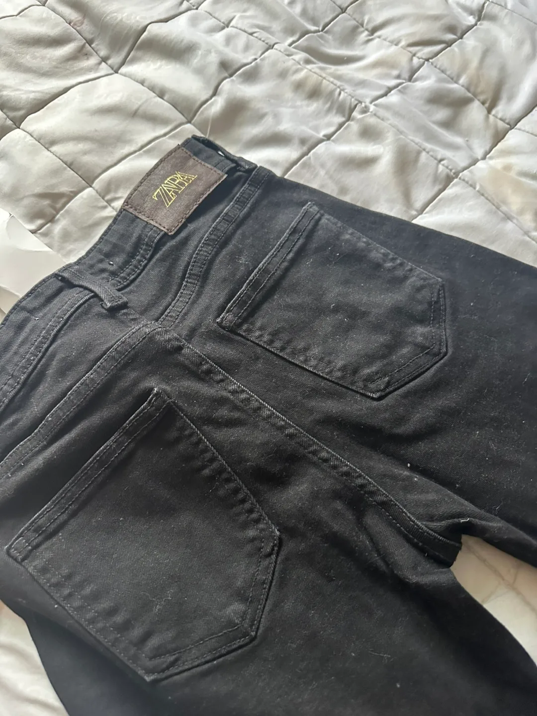 Zara Black Jeans Size 34 thumbnail