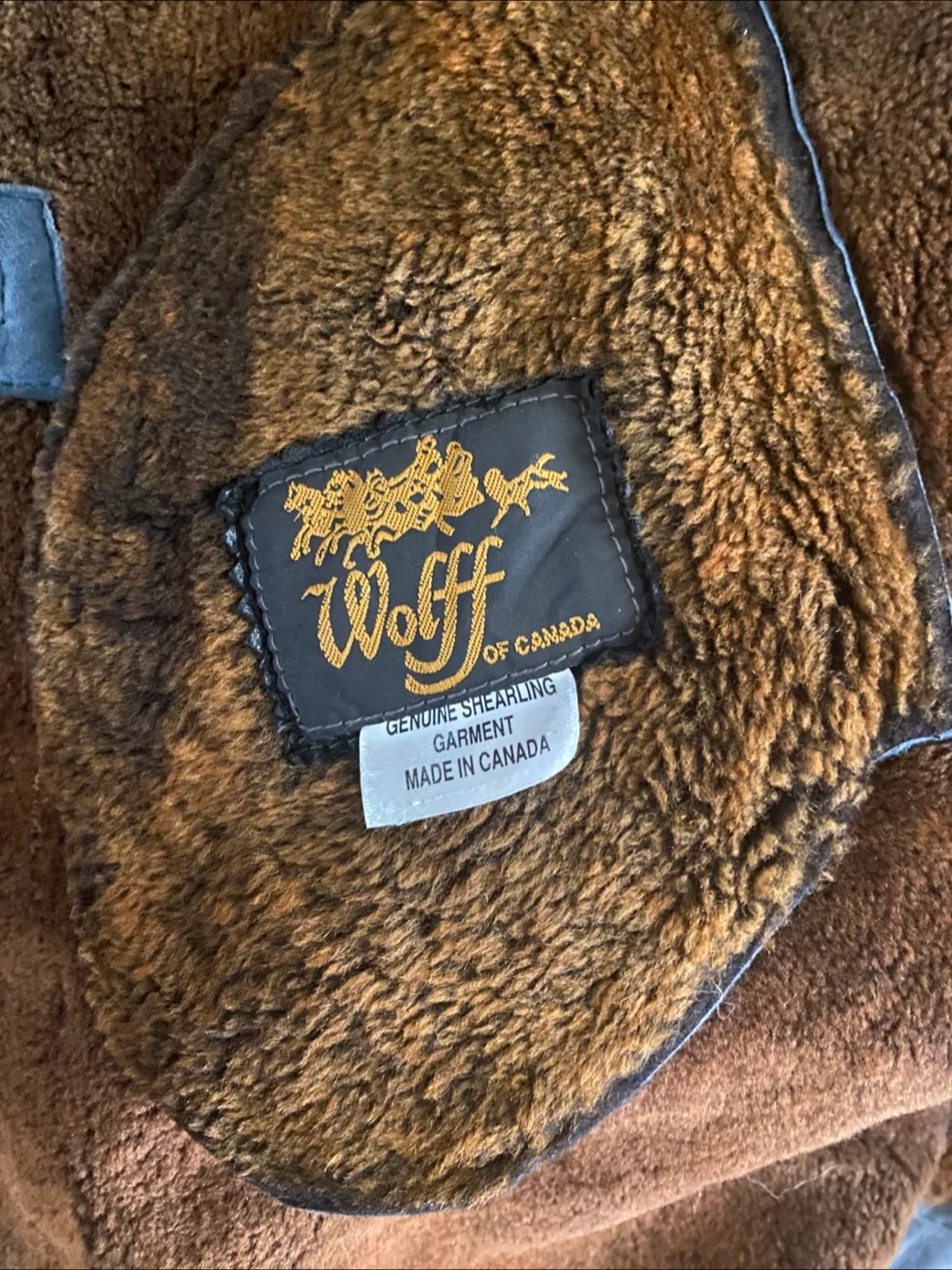 Blue Suede Shearling Coat “ Wolff of Canada” Small image indicator(6)