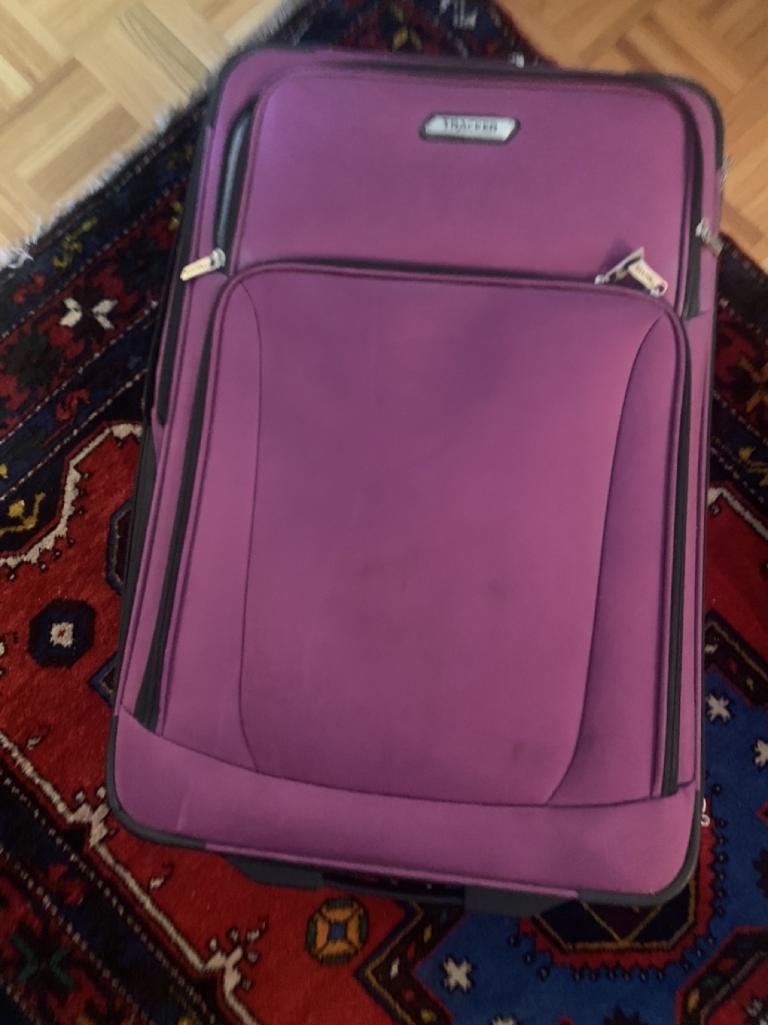 Tracker Purple Hardside Suitcase - photo 5